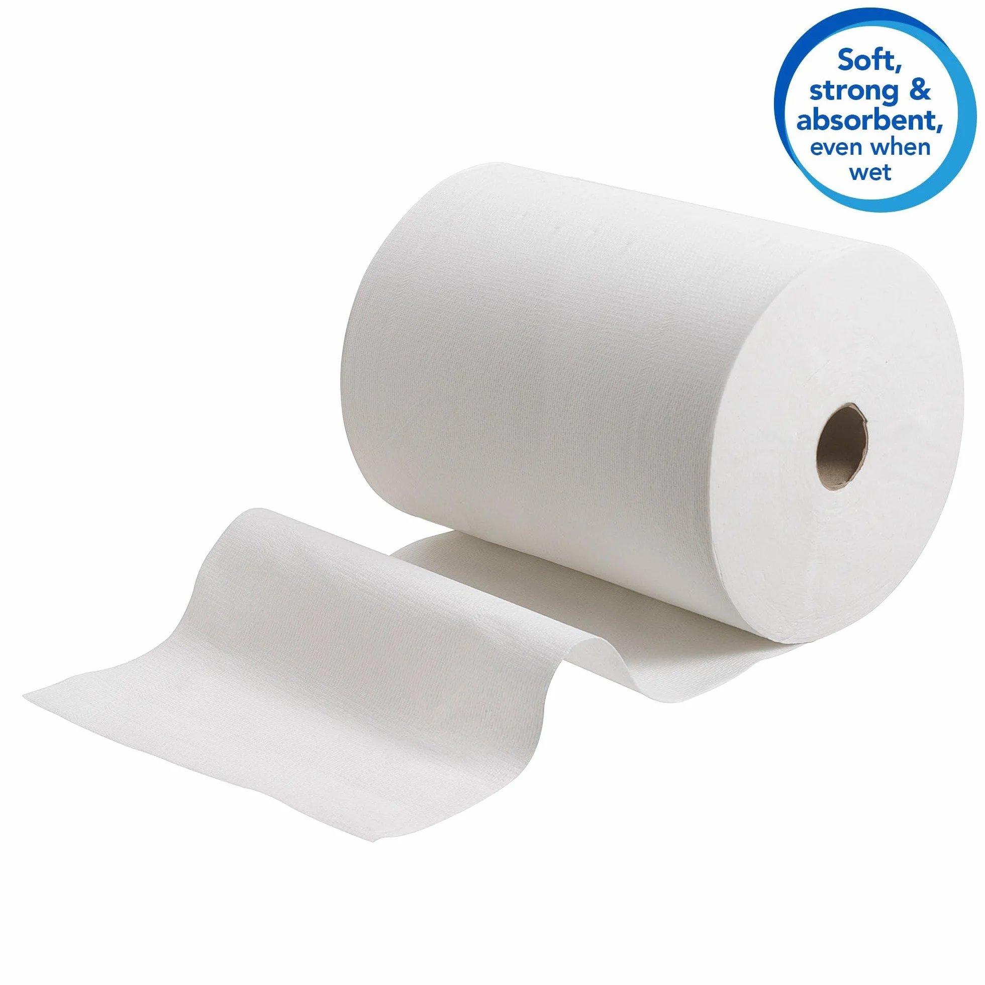 Ręczniki papierowe w rolce Scott Slimroll 6657 — 6 x 165 m białych, 1-warstwowych rolek