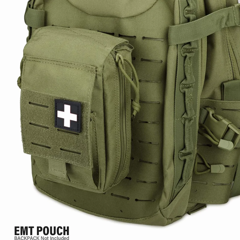WYNEX Tactical Rip Away apteczka pierwszej pomocy, wycinana laserowo konstrukcja Molle EMT, torba survivalowa IFAK, wydmuchuje medyczny organizator ratunkowy