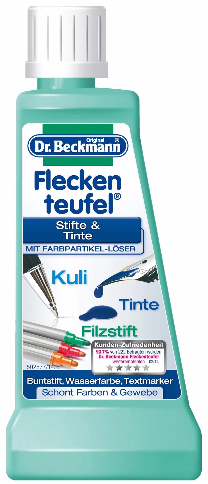 Dr. Beckmann Fleckenteufel pisaki i tusz 3 x 50 ml środek do usuwania plam