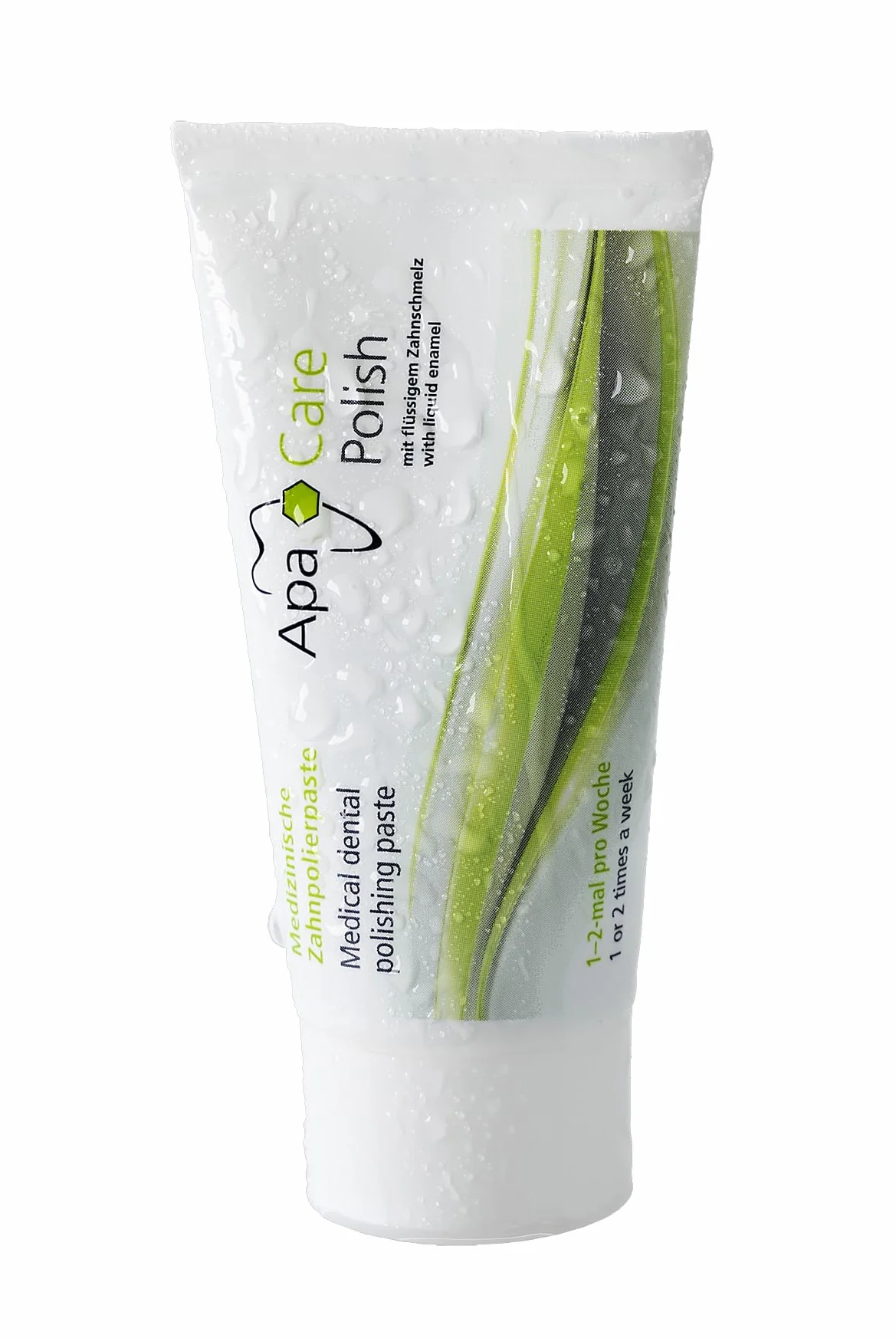 Apa Care Polish 3 Tuben | Zur Entfernung von Zahnbelägen durch Kaffee, Tee und Rotwein | Mit medizinischem Hydroxylapatit | flüssiger Zahnschmelz | Für strahlend weiße Zähne | 3 x 25 ml