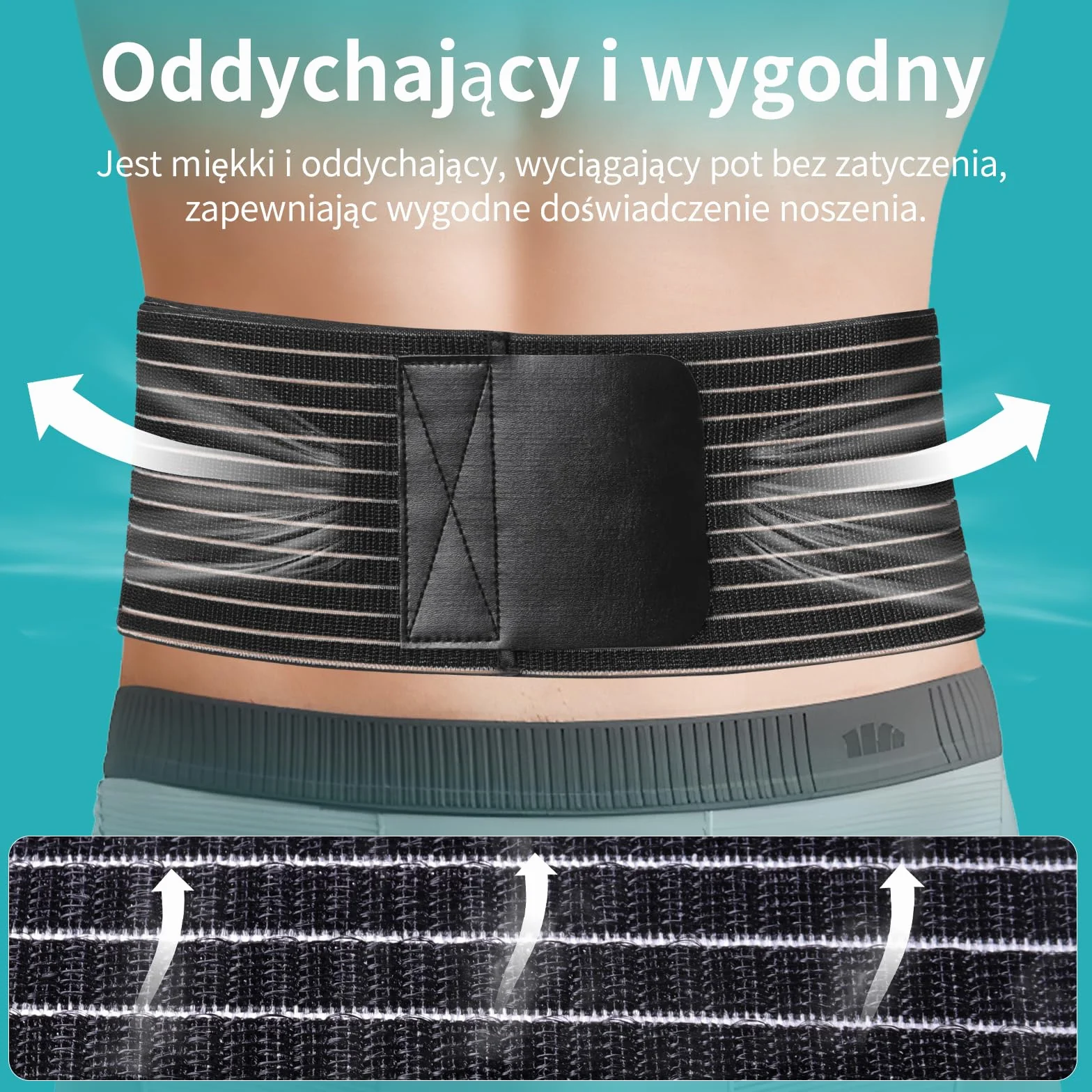 Pas na przepuklinę pępkową. Pas brzuszny na przepuklinę pępkową. XL