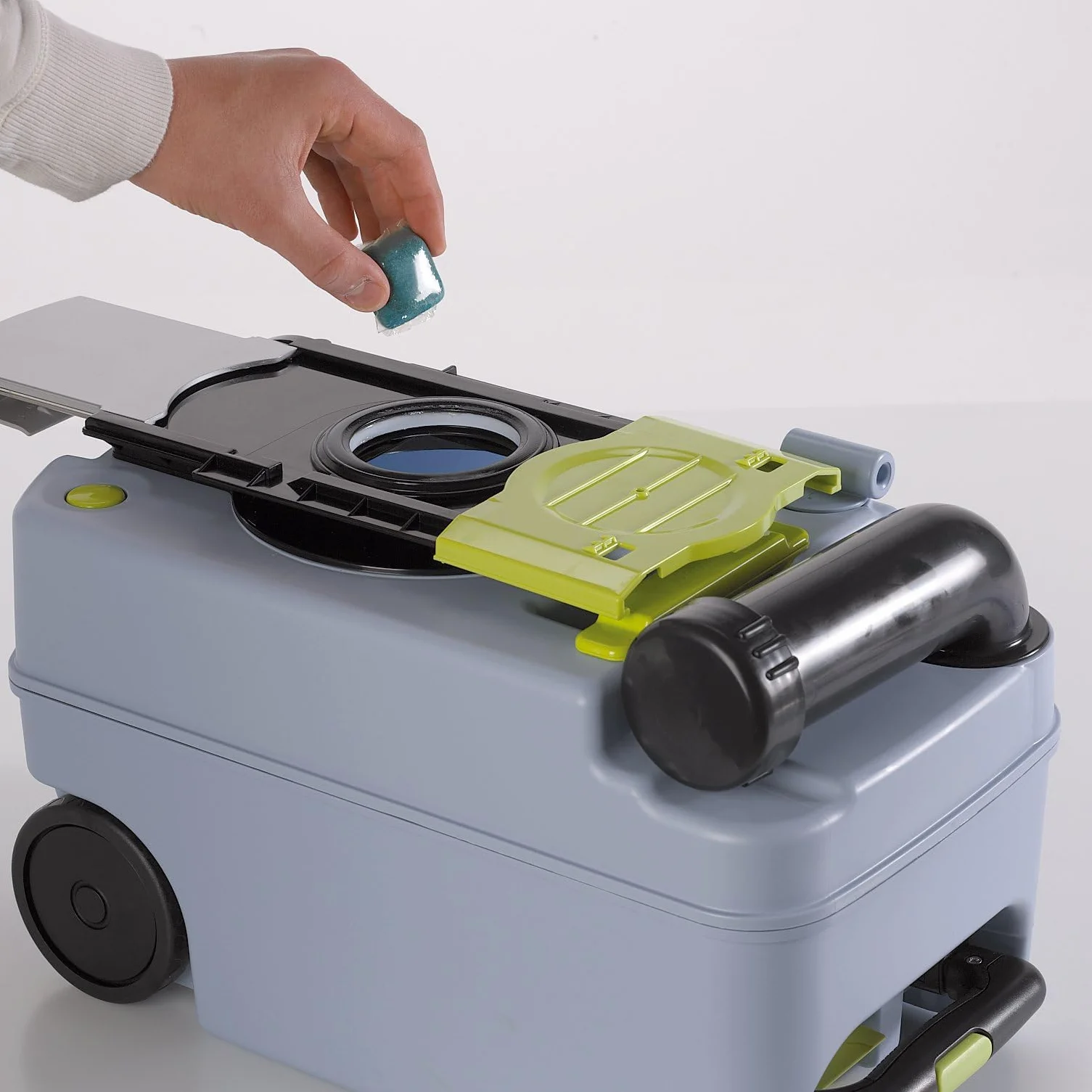 Dometic PowerCare Tabs Dodatek sanitarny do zbiorników na nieczystości, 16 tabletek, Środek czyszczący do toalety kempingowej, czysta alternatywa dla płynnych środków czyszczących