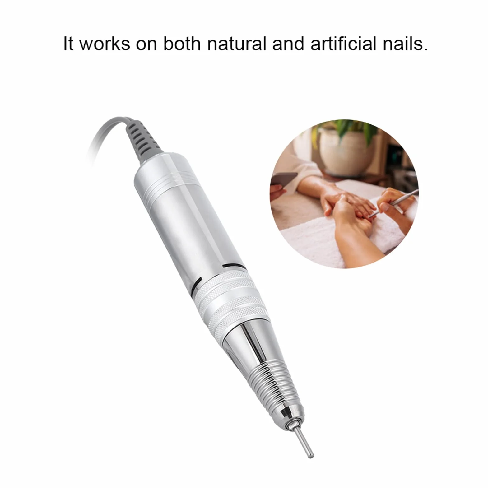 Elektryczny Pilnik do Paznokci 35000 Obr./min Obcinacz do Paznokci Manicure Pedicure