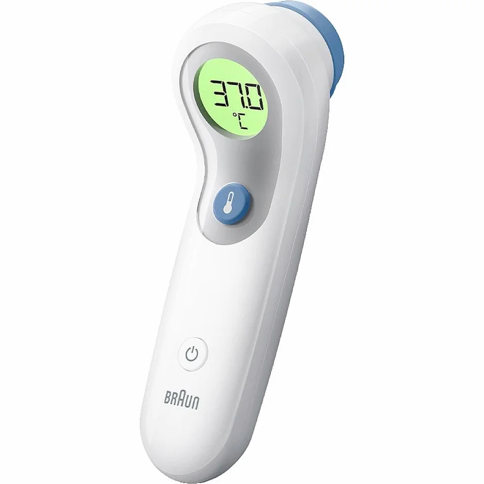 Termometr Braun bez kontaktu + przód, BNT300