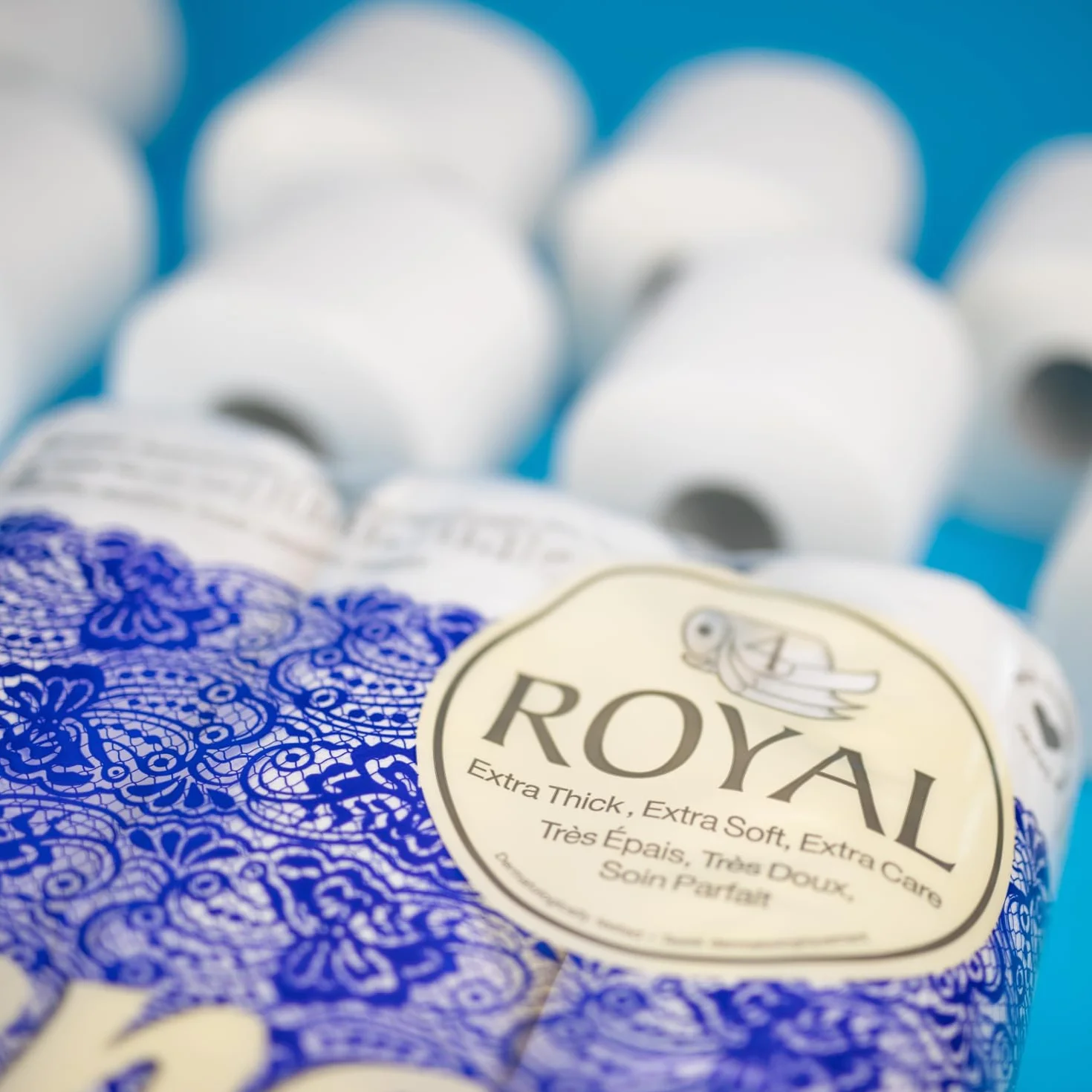 Renova Royal 200045194 Papier Toaletowy, Biały, 9 Sztuk