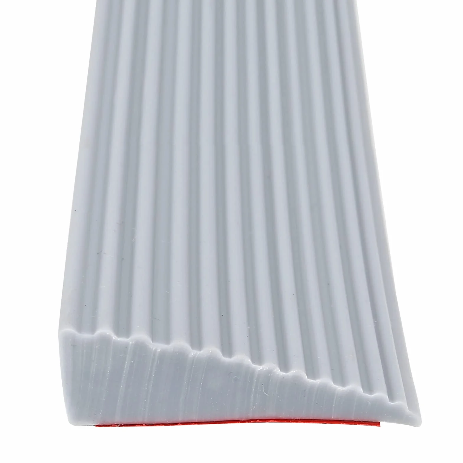 Rampa progowa 100 x 5,5 x 1,6 cm, taśma do progów drzwi, antypoślizgowa powierzchnia, silikonowa listwa przejściowa do podłogi, otwieranie drzwi do roweru, wózka inwalidzkiego, czyszczenia, robota,