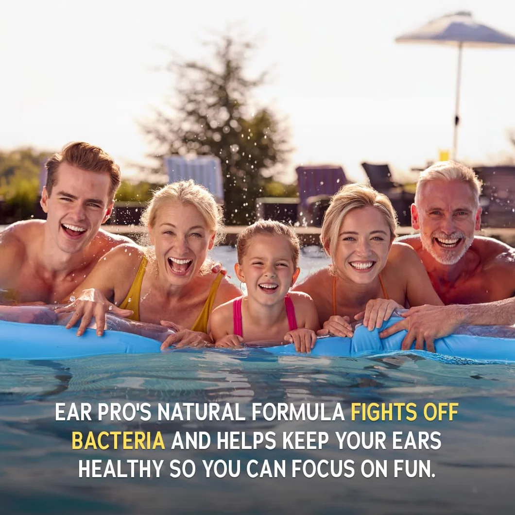 Ear Pro naturalny spray do uszu dla dzieci i dorosłych – łatwy w użyciu spray do uszu zapobiegający zatrzymaniu wody, dolegliwościom uszu i ochrony słuchu (1 opakowanie, 200 zastosowań)
