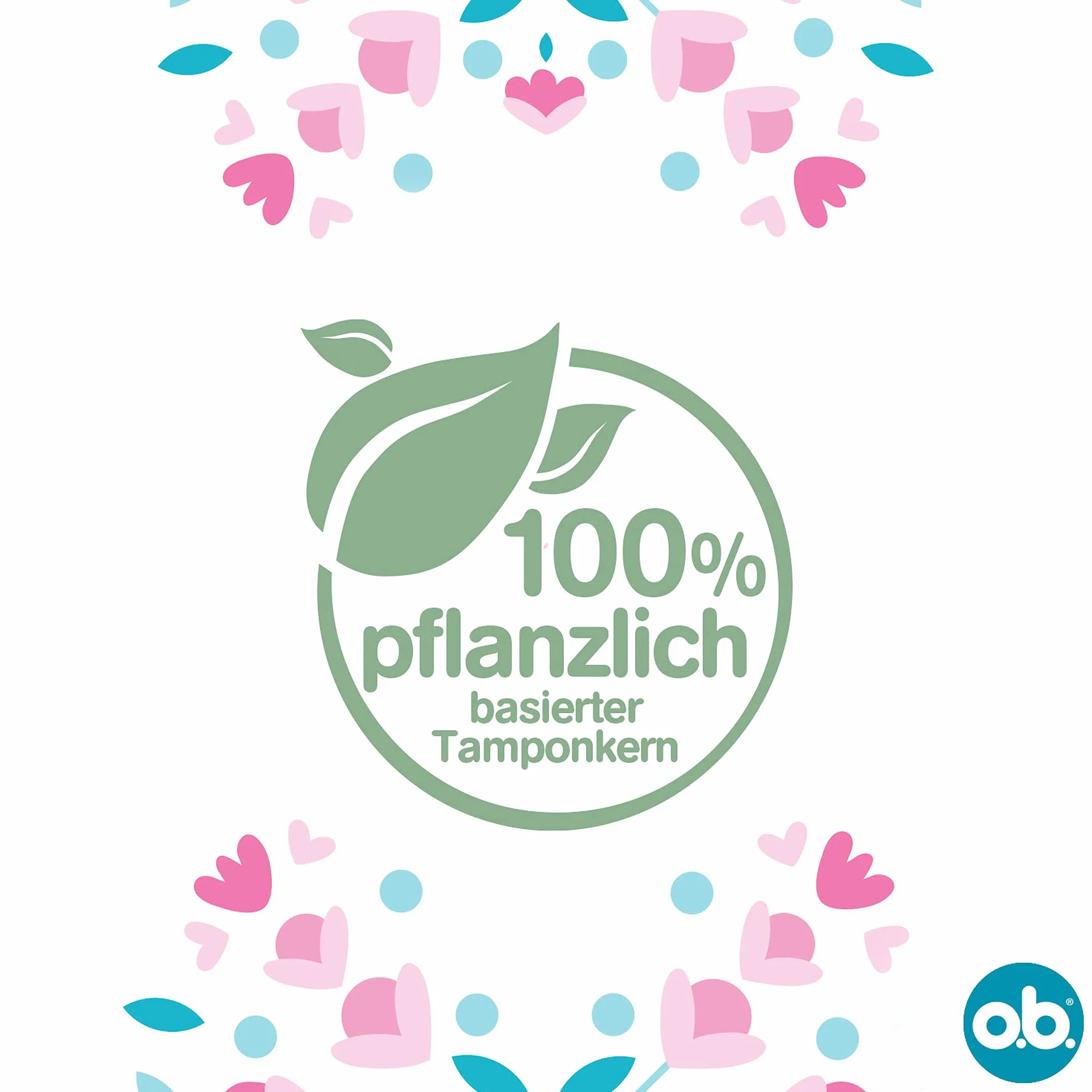 o.b. Original Normal, tampony na średnie/mocniejsze dni, technologia StayDry i zakrzywione rowki, niezawodna ochrona i uczucie czystości (64 szt.)
