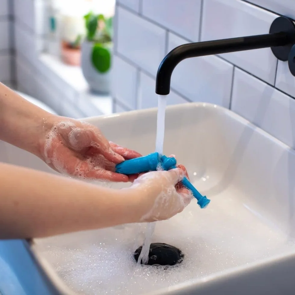 Lil-Lets Wielokrotnego użytku aplikator tamponu sprzedawane z 6 organicznymi tamponami liliowymi