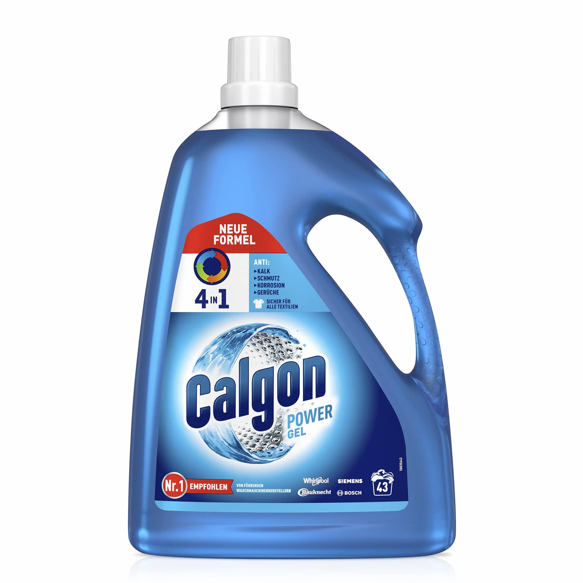 Calgon Power Gel 4 w 1 ochronny zmiękczacz wody do pralki 2,15 l