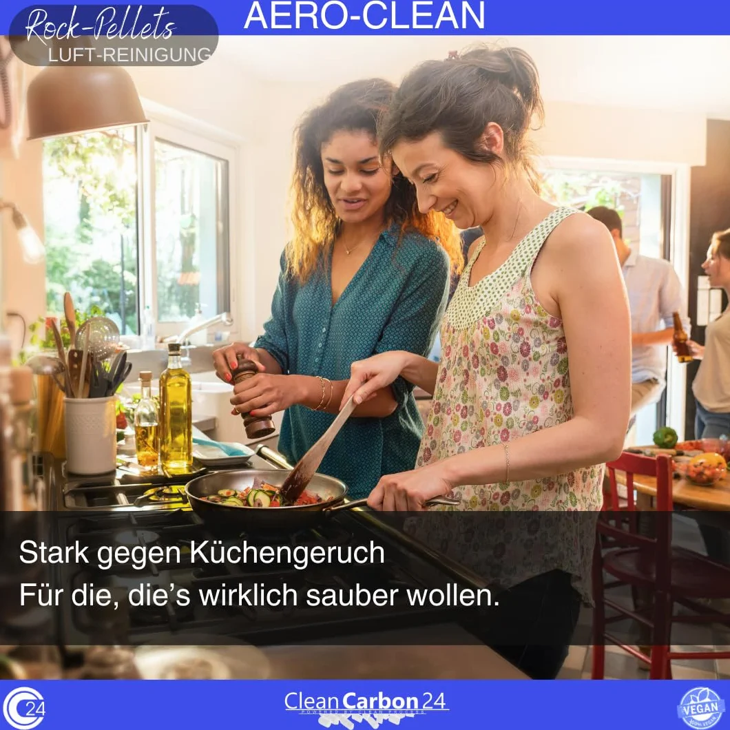 Rock-Pellets Granulki z węglem aktywnym Ø 4 mm CC24 AERO-CLEAN do oczyszczania powietrza 5 litrów