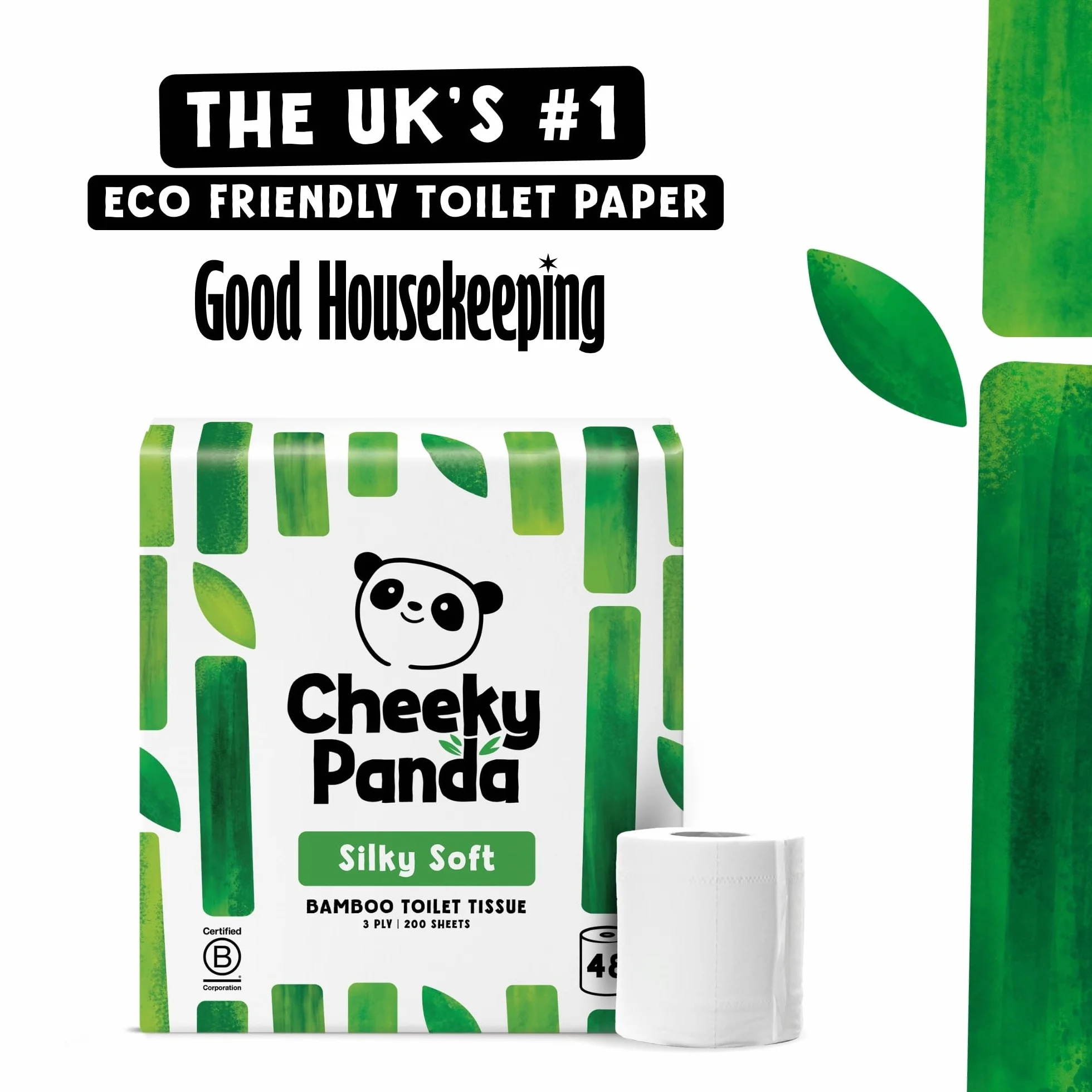 The Cheeky Panda Papier Toaletowy 48 Rolek Biały