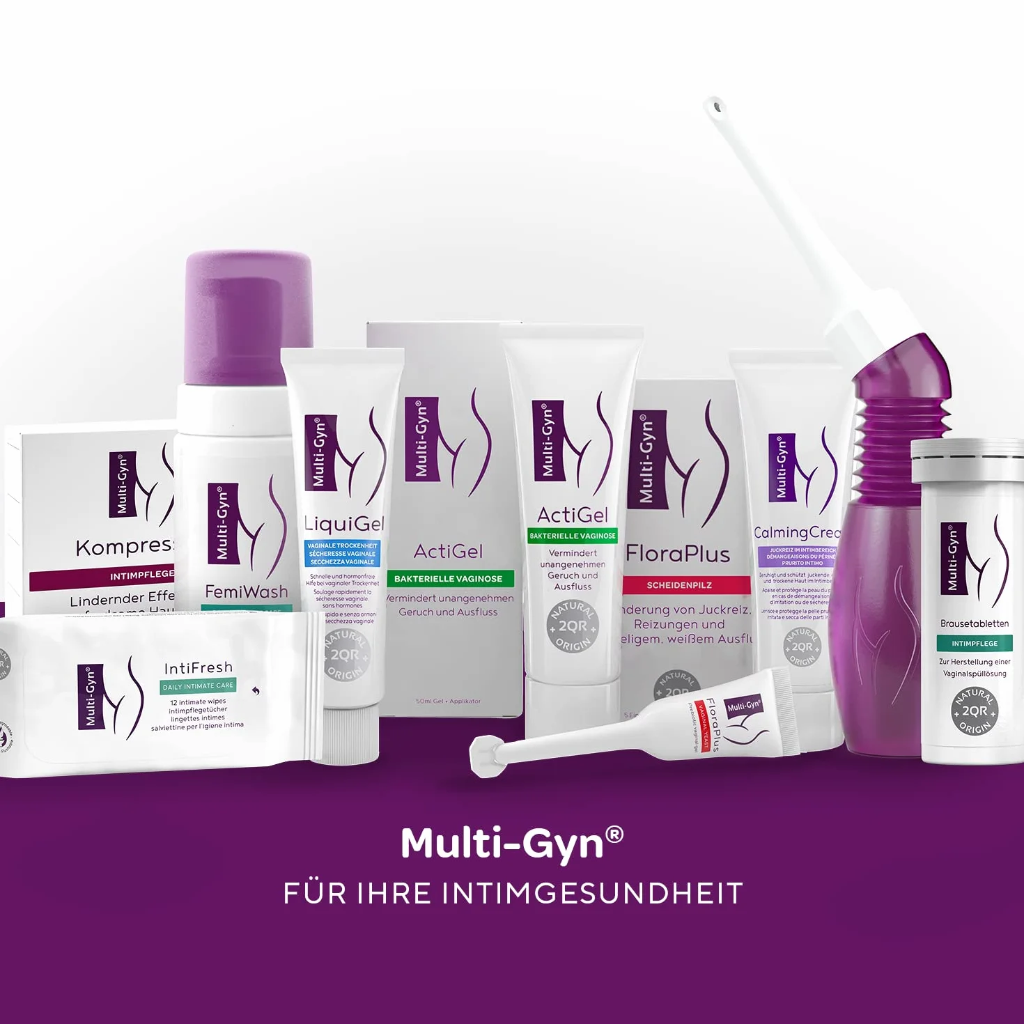 Multi-Gyn LiquiGel z aplikatorem do natychmiastowego łagodzenia suchości pochwy, bólu, swędzenia lub podrażnień – bez hormonów, z naturalnymi składnikami, 30 ml (1 opakowanie)
