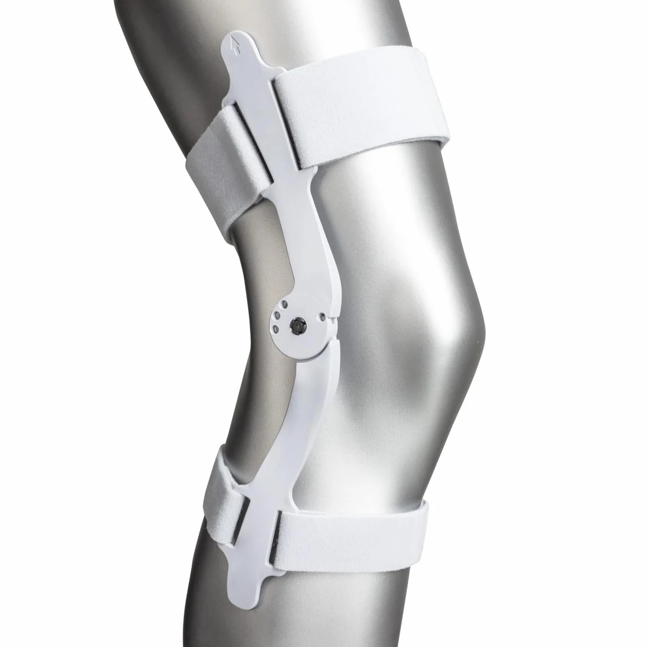BAUERFEIND GenuTrain S stabilizator kolana na zawiasach rozmiar 4 lewe kolano tytanowy