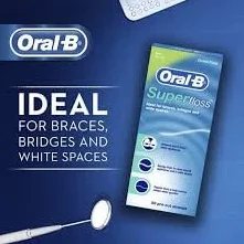 Oral-B 50 sztuk wstępnie wyciętych super nici - 3 sztuki