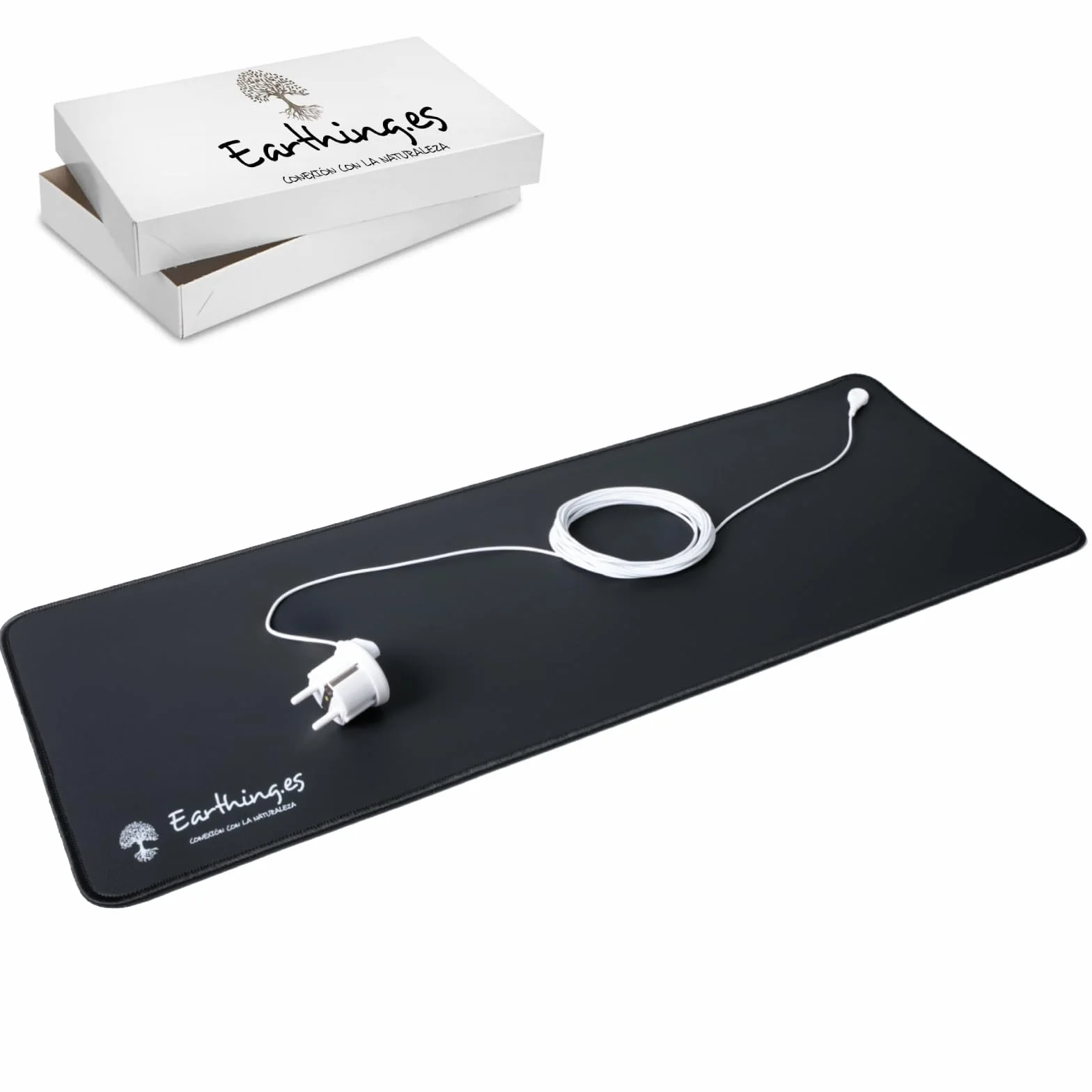 Mata podłogowa Ziemi 68 x 25 cm uziemienie kabel adapter redukcja stresu obrzęk poprawa snu