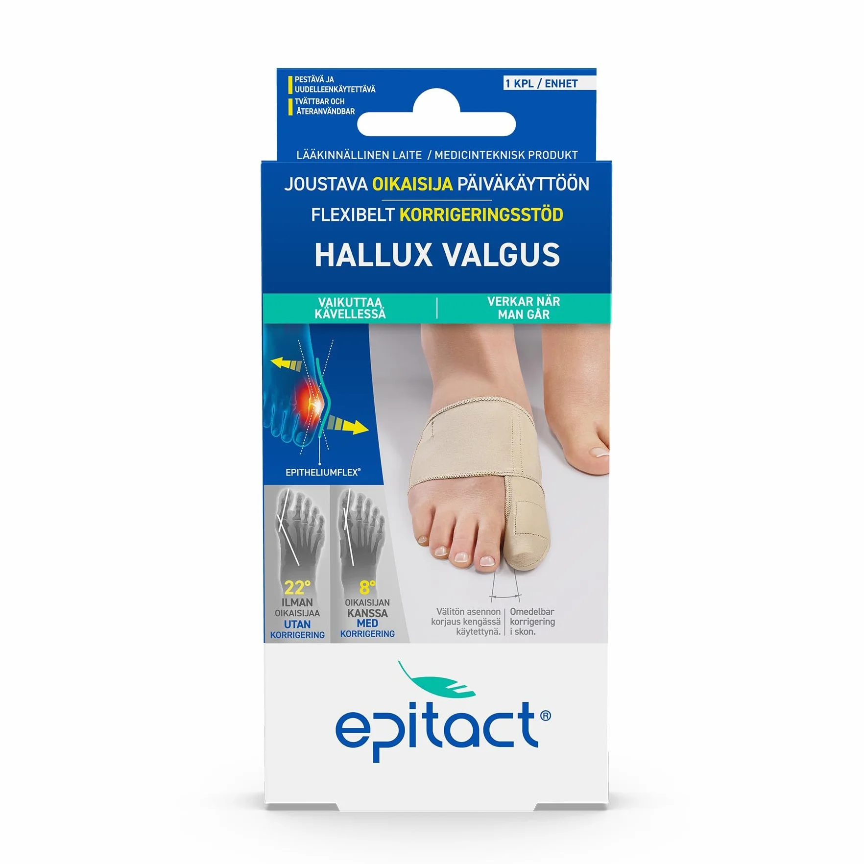 Epitact Hallus Valgus orteza korygująca rozmiar M