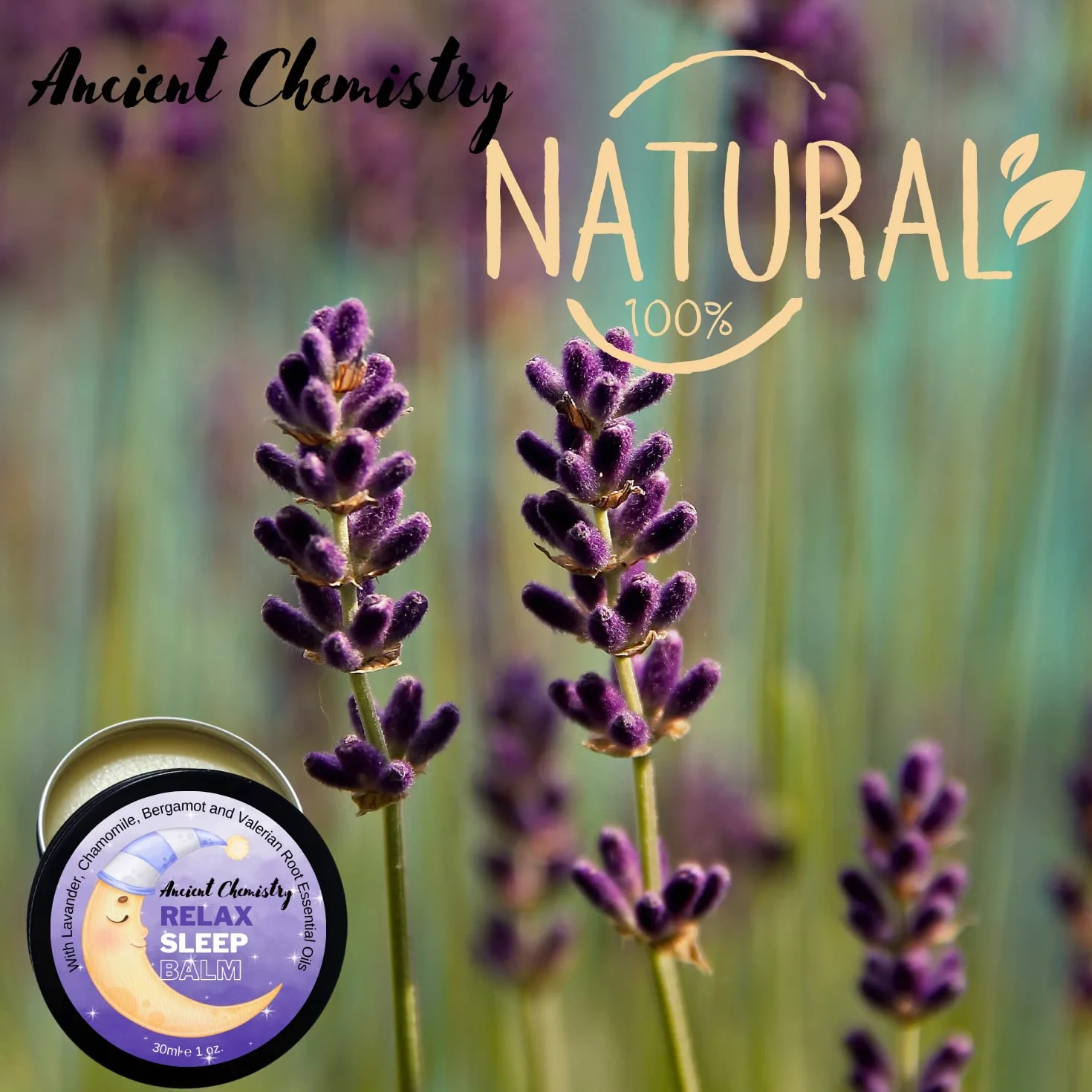100% naturalny balsam do snu zmiękcza skórę, jednocześnie relaksując się, ocieraj o skronie lub punkty pulsu, olejek eteryczny z lawendy, bergamotki i rumianku oraz korzeń kozłka lekarskiego w