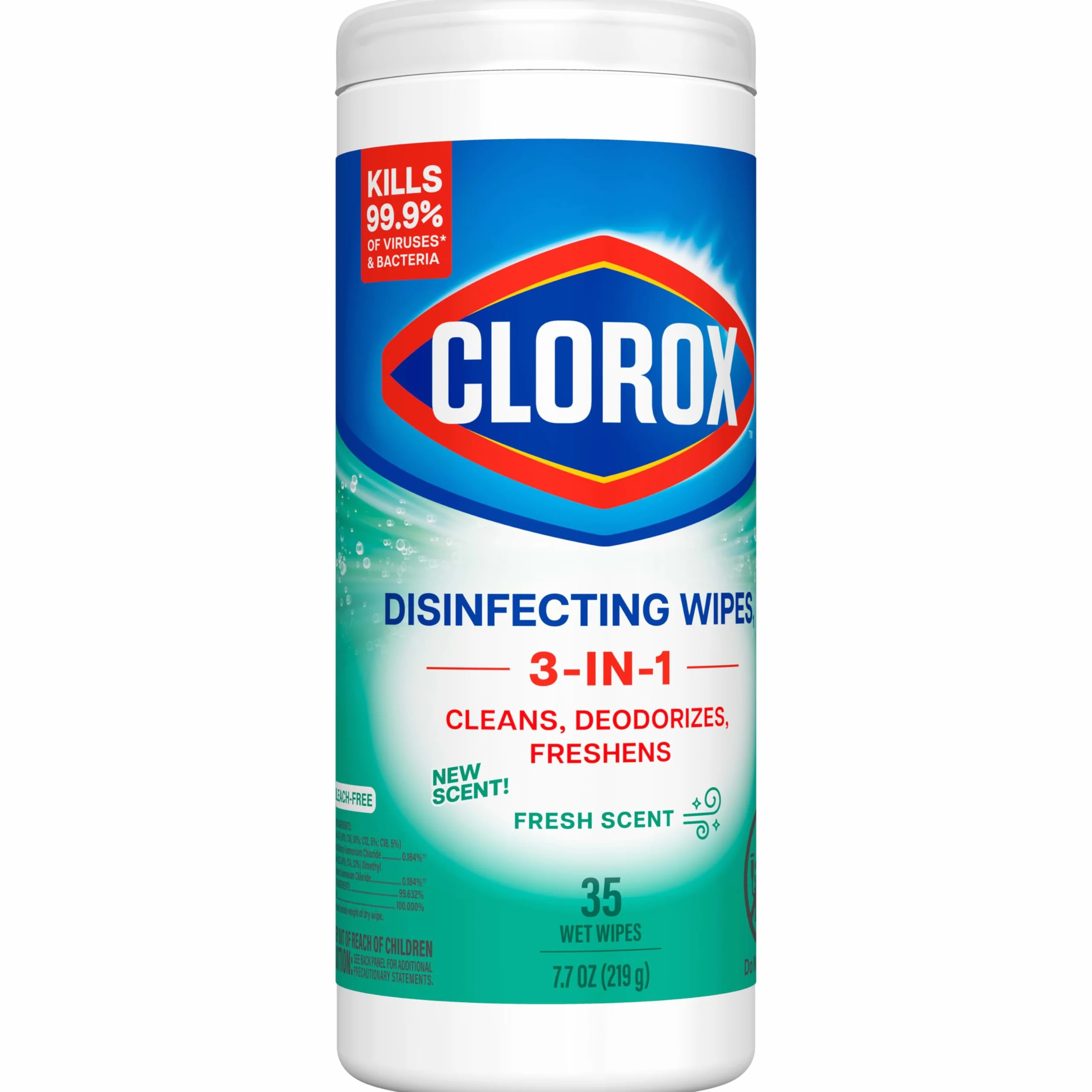 Clorox Disinfecting Wipes, Fresh Scent, 35-ct