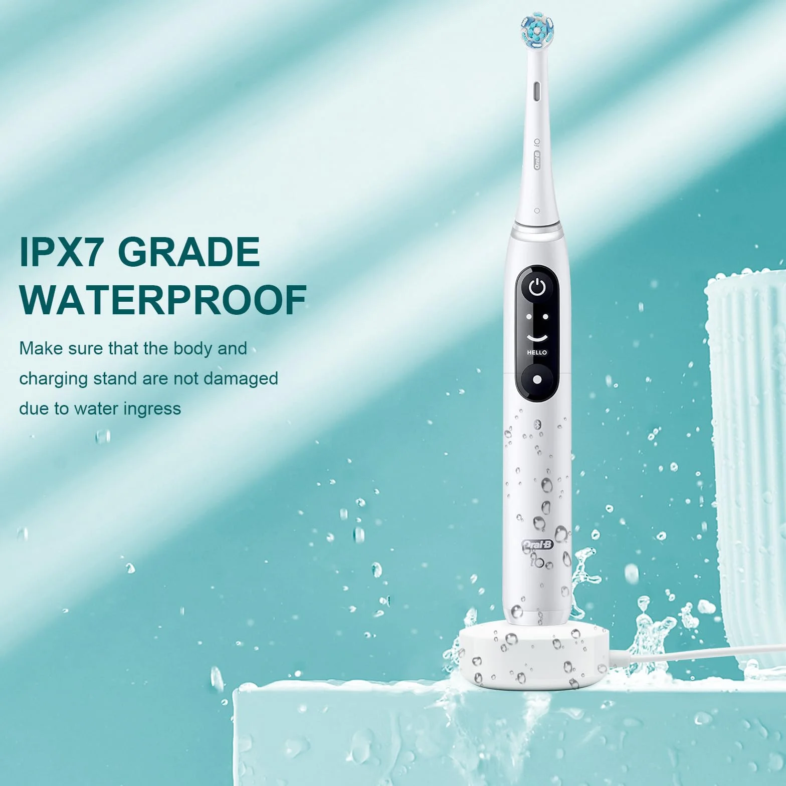 Elektryczna ładowarka do zębów może być używana do Oral B iO7, serii iO8, iO9, interfejs USB ładowarka podróżna