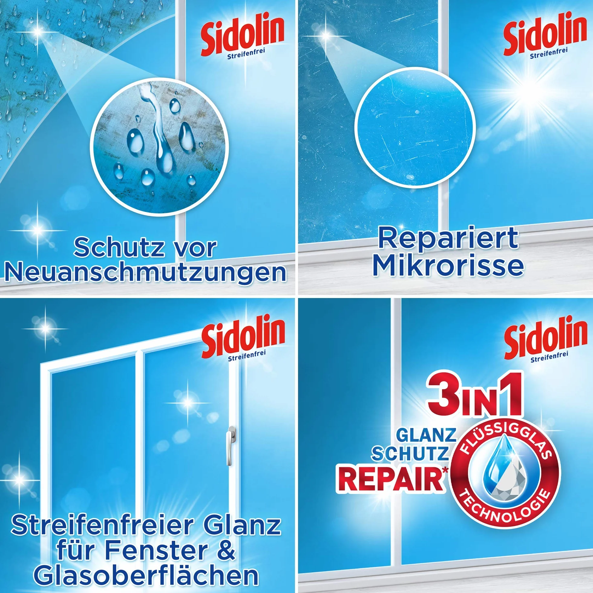Sidolin Środek do czyszczenia powierzchni 500 ml z technologią płynnego szkła