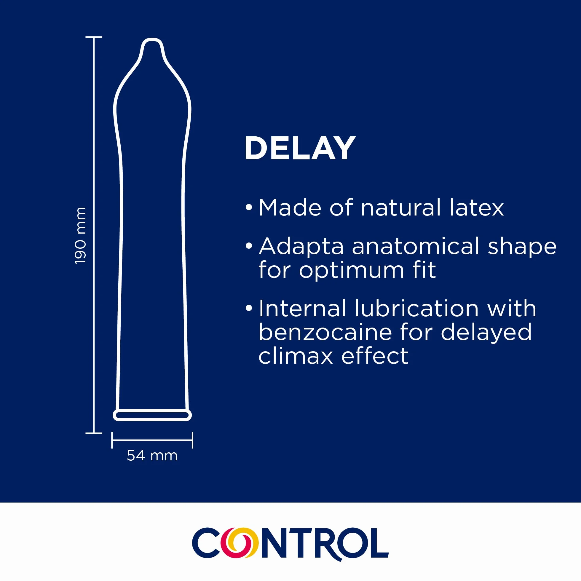 Control Control Retard Preservativi Ritardanti Prezerwatywy, 24 szt.