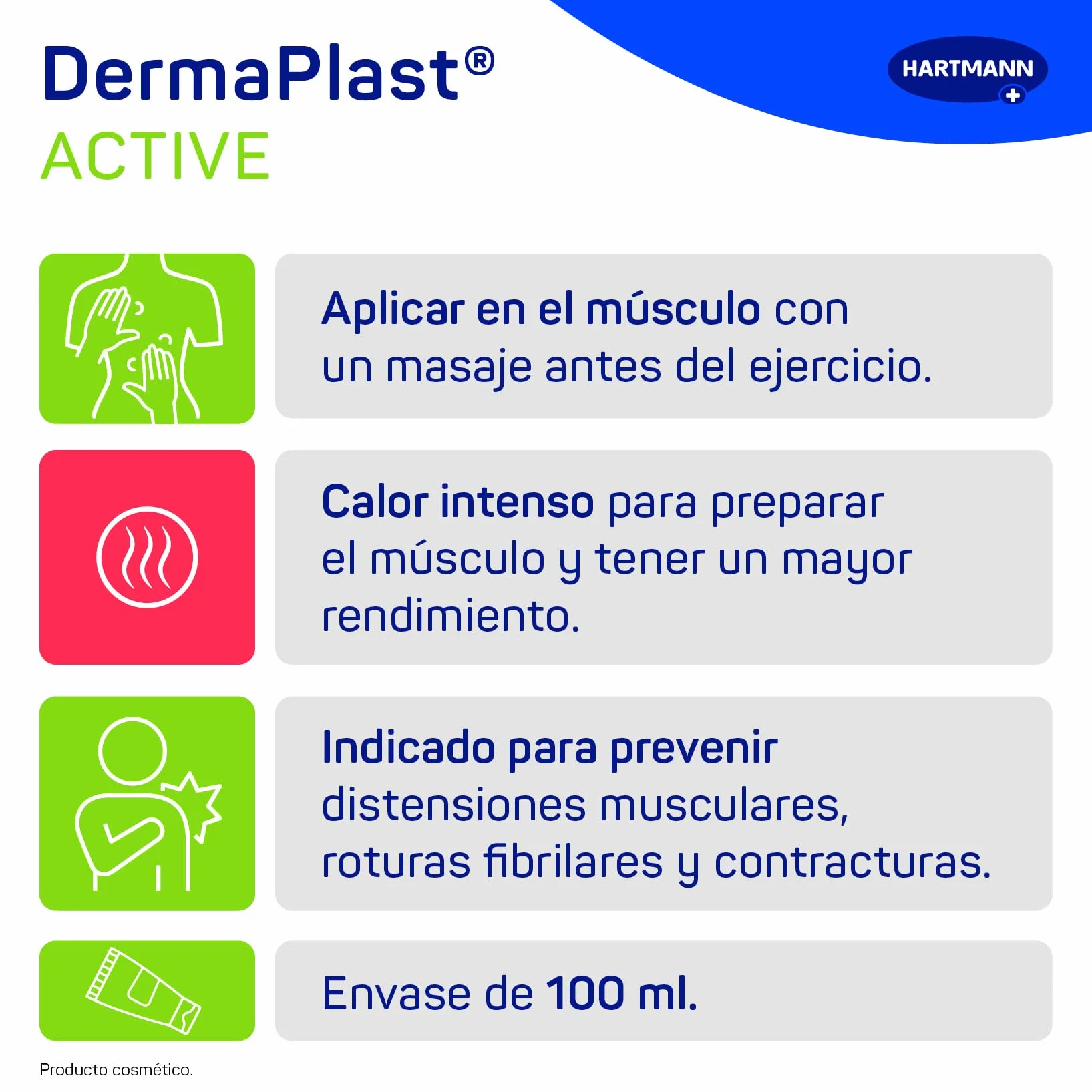 DermaPlast Active Heat Crem 100 ml na mięśnie stłuczenia stany zapalne