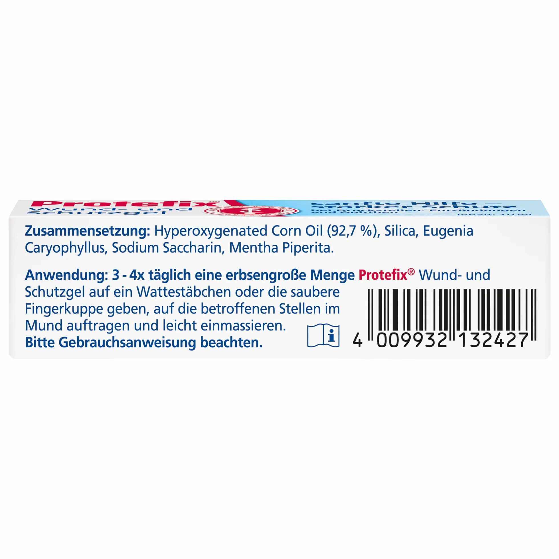 Protefix Żel ochronny na rany i ochronne – delikatna pomoc w przypadku ucisków protez lub aparatów ortodontycznych – żel 10 ml