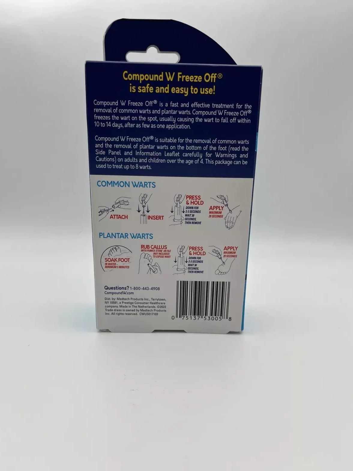 Freeze Off Wart Remover System 8 zastosowań