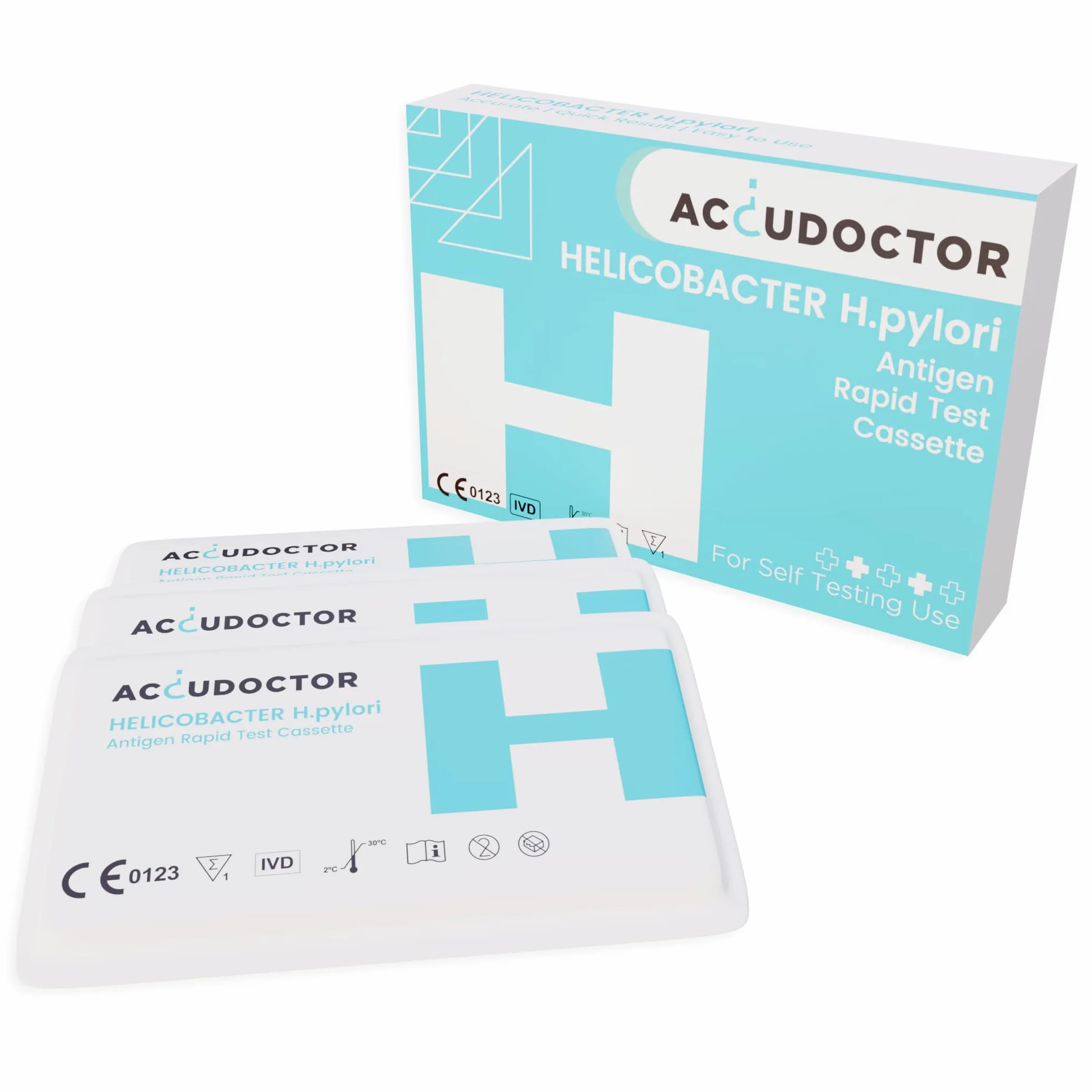 Accudoctor Helicobacter Pylori test kału autotest zestaw domowy