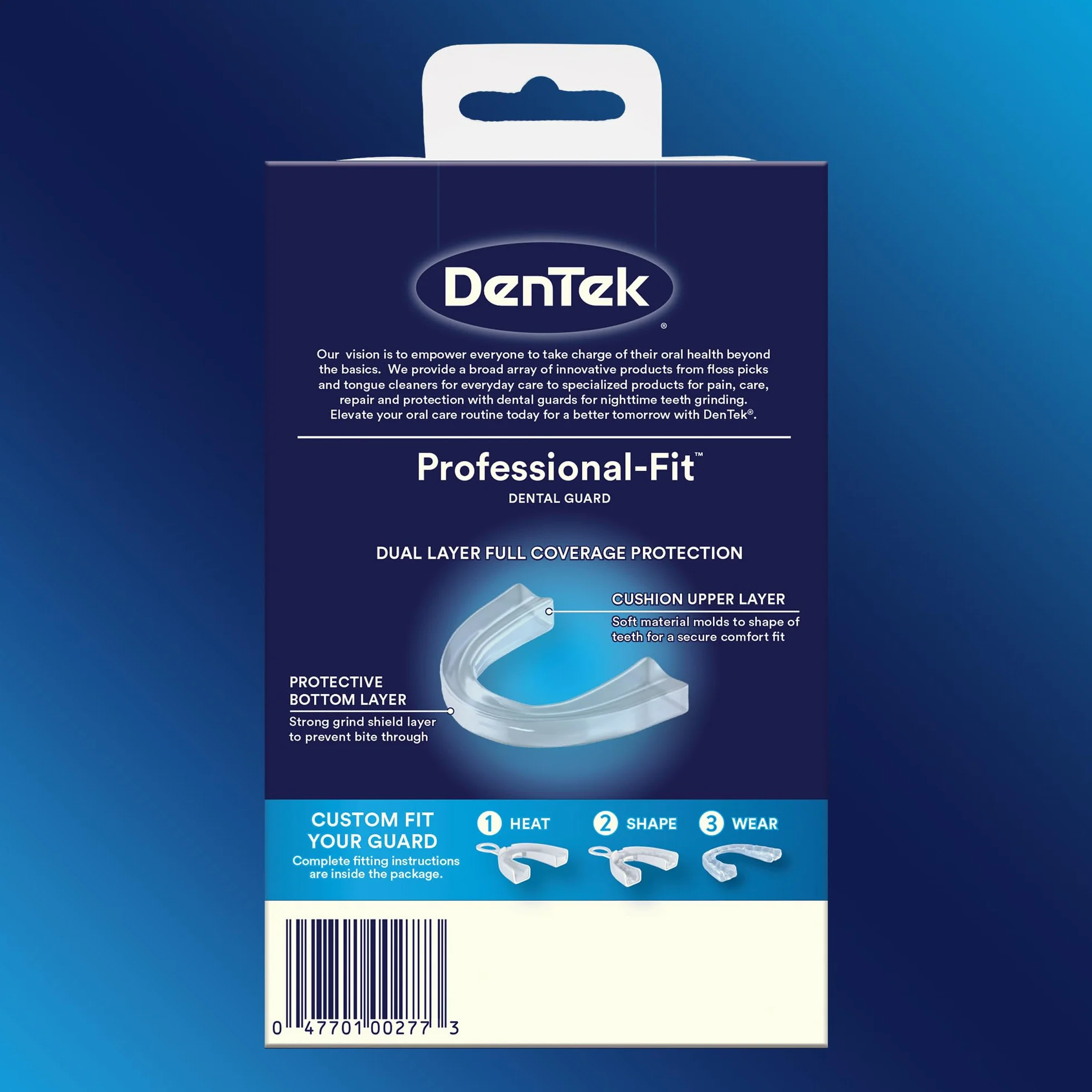DenTek Professional-Fit Maksymalna ochrona Dental Guard Ochrona przed nocnym szlifowaniem zębów