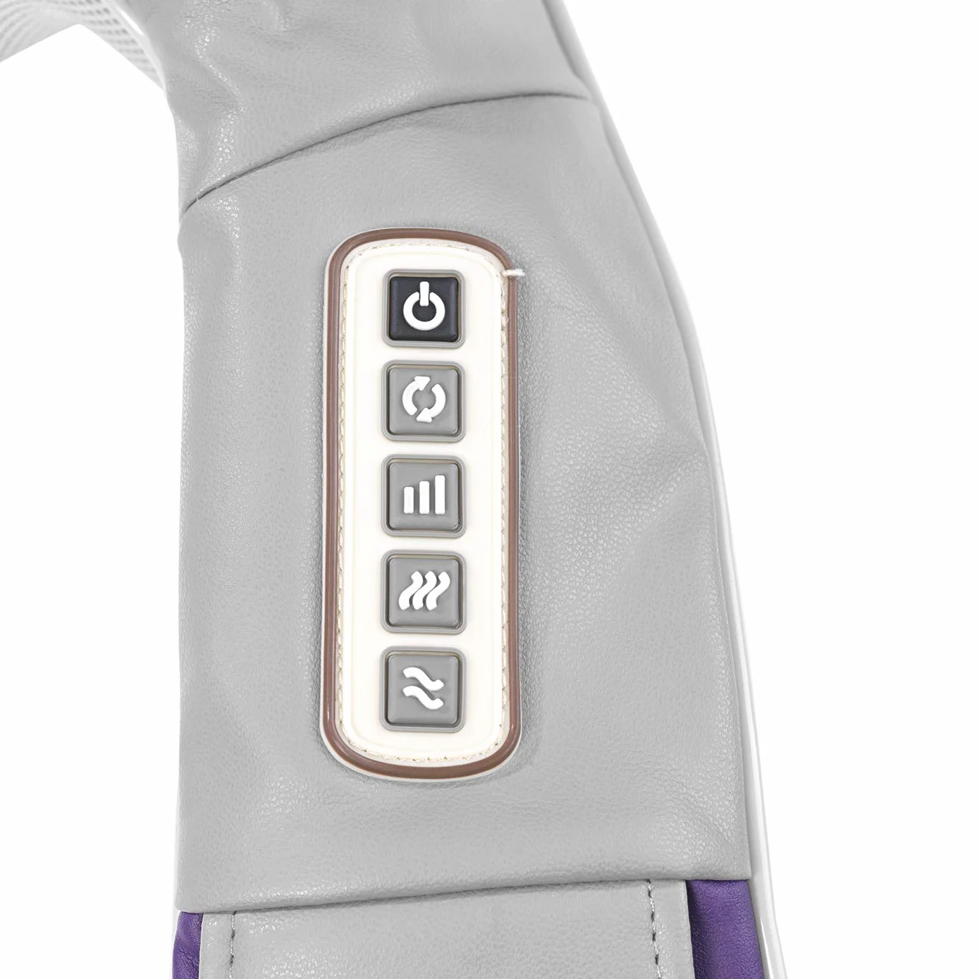 VITALmaxx Shiatsu masażer karku wraz z paskiem mocującym, urządzenie do masażu z ciepłem ramion, karku, pleców i nóg, 3 w 1, masaż ugniatający, masaż wibracyjny i terapia cieplna, z masażem 3D