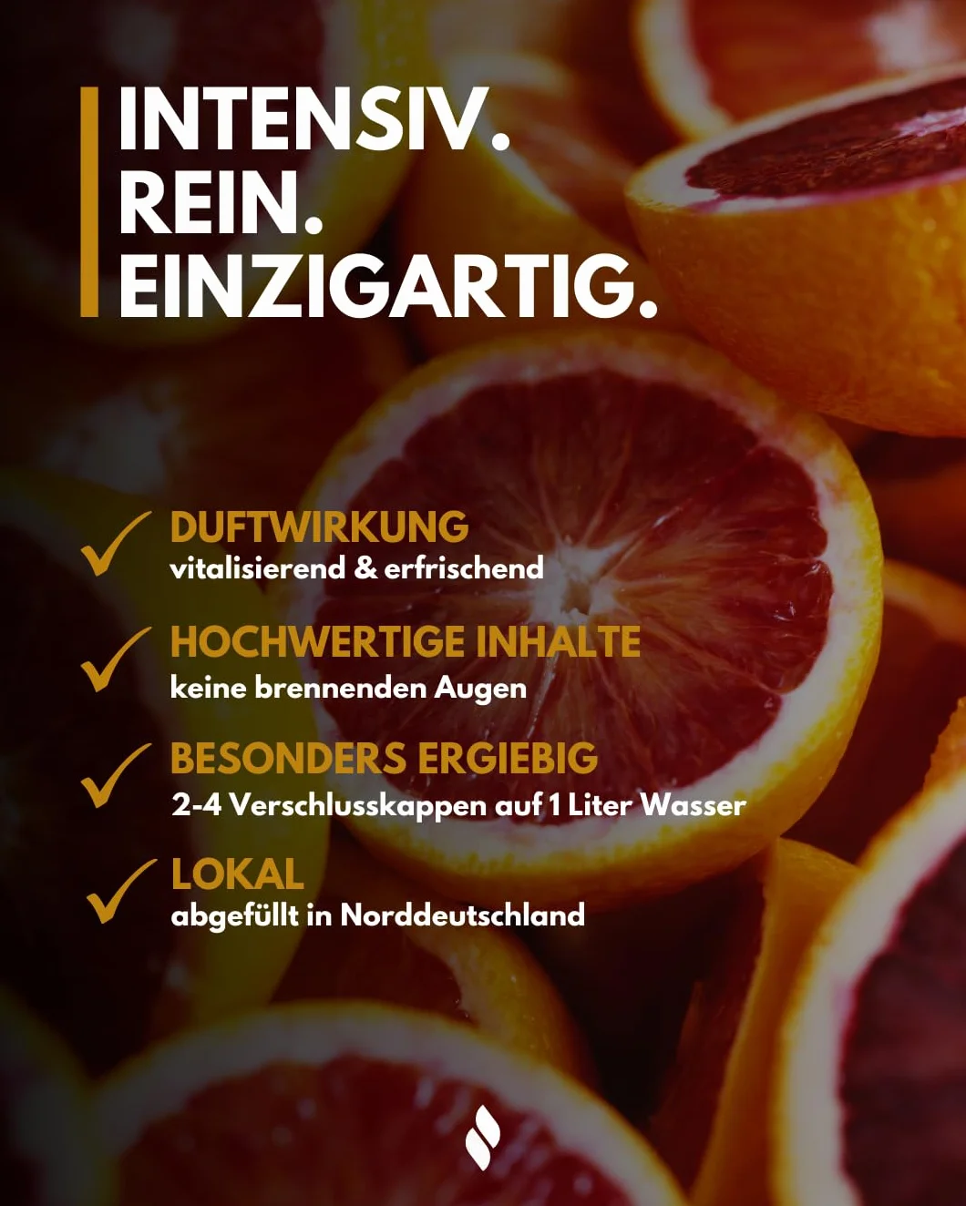 frihed.® Napar do sauny z pomarańczą krwistą z aplikacją do medytacji - wysoce skoncentrowane olejki pomarańczowe - rewitalizujące - długotrwały zapach - wyprodukowane w Lüneburgu