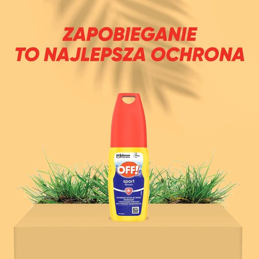OFF! Sport atomizer Spray na Komary i Kleszcze, 100 ml
