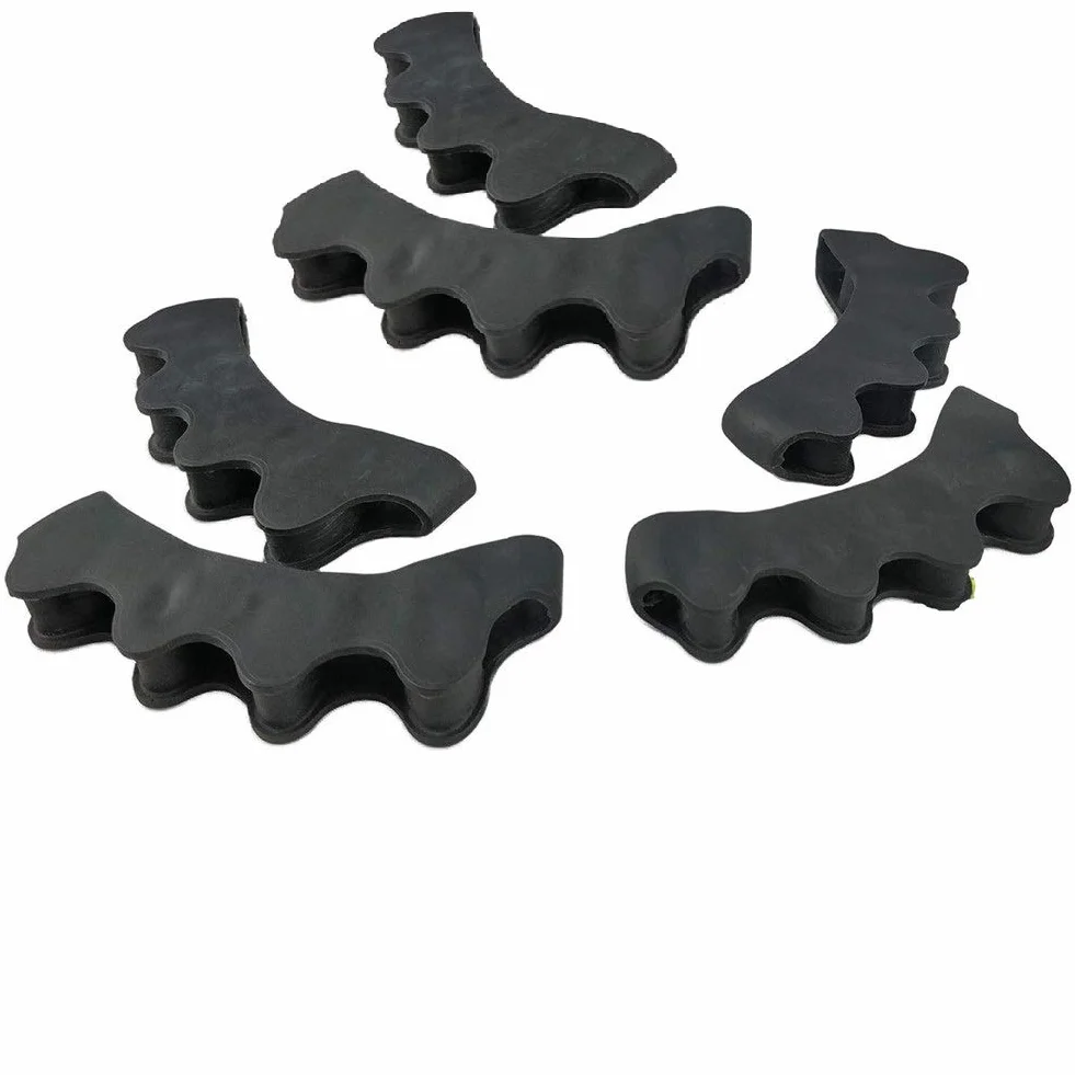 6 x separator palców hallux Valgus szyna na palce palce dla kobiet i mężczyzn - ochrona balowa bandaż również do butów - korekta młotka wyściółka na piłkę nożną I na nogę
