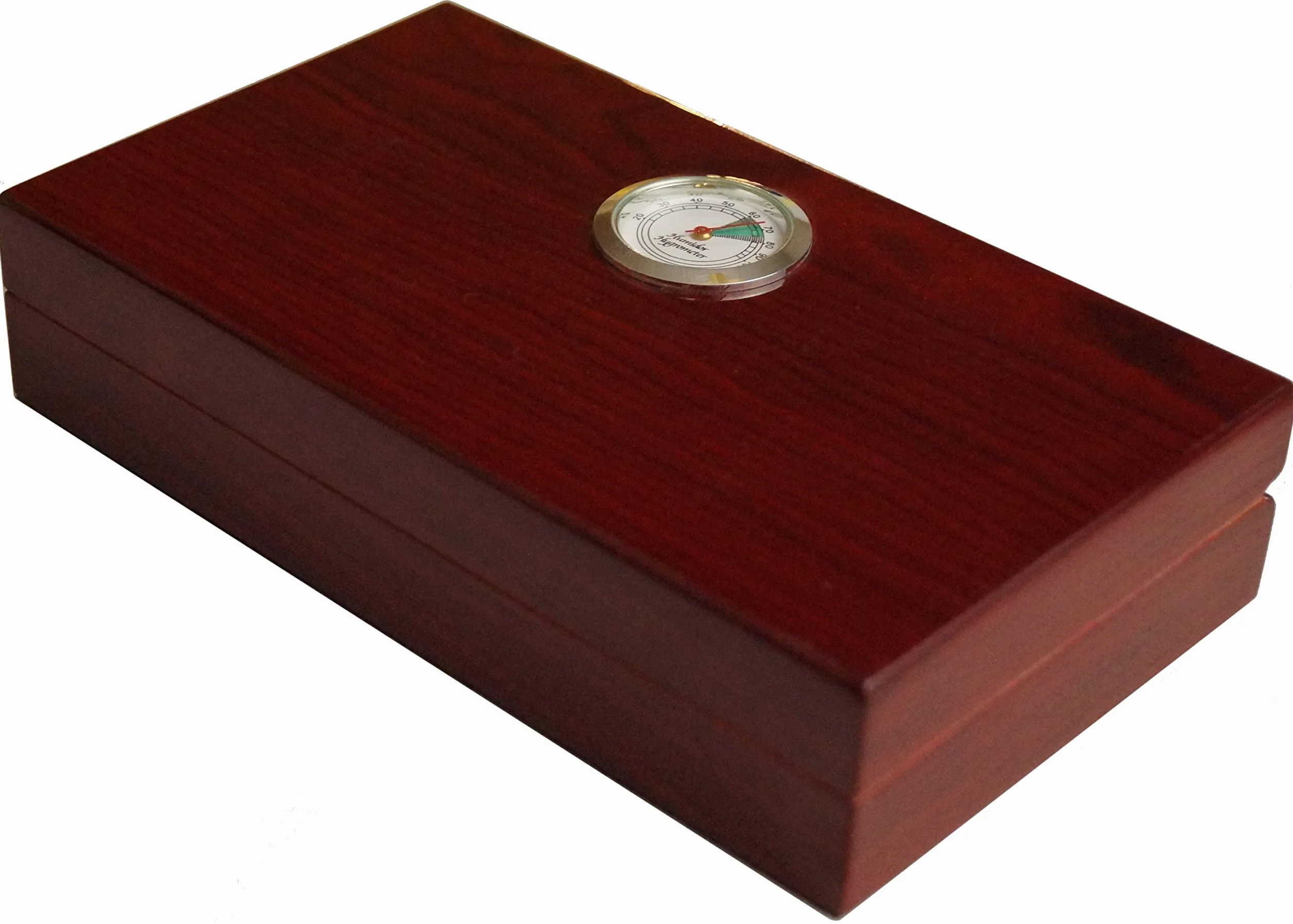 GERMANUS Mini humidor do cygar na podróż, kanapę lub taras w kolorze brązowym z drewnem cedrowym