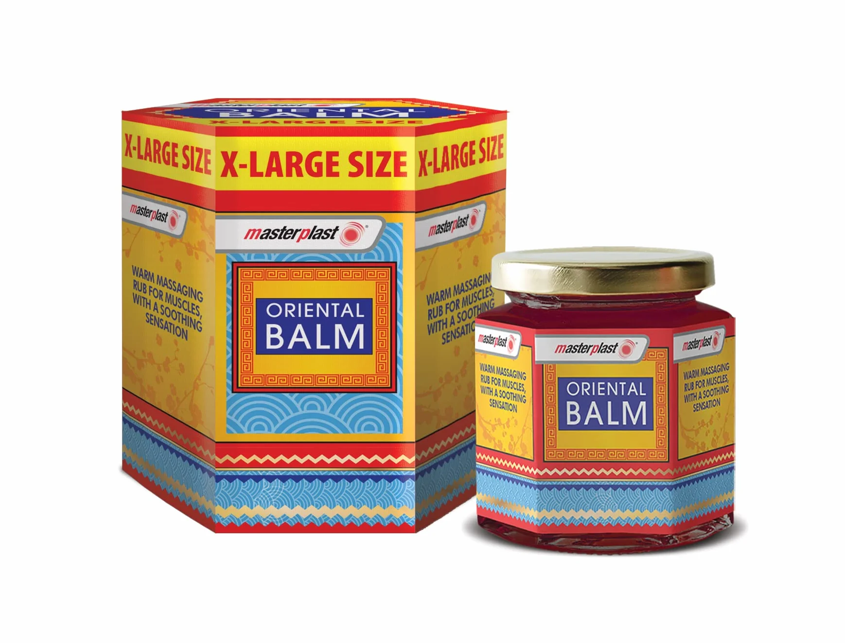 Masterplast Ekstra duży balsam orientalny, ulga mięśni i komfort, 36 g