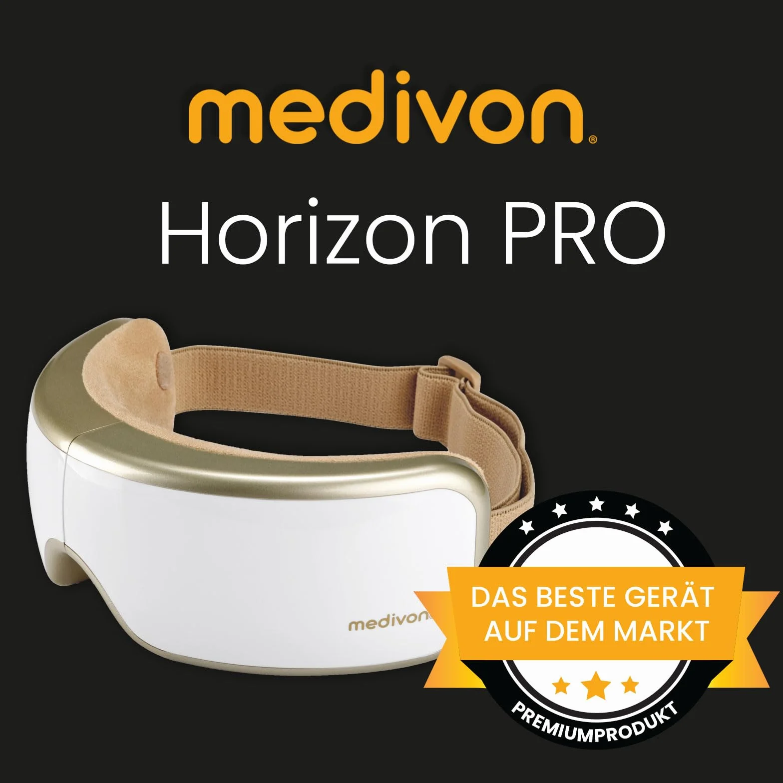 Medivon Horizon PRO masażer oczu z ciepłem, kompresją i muzyką