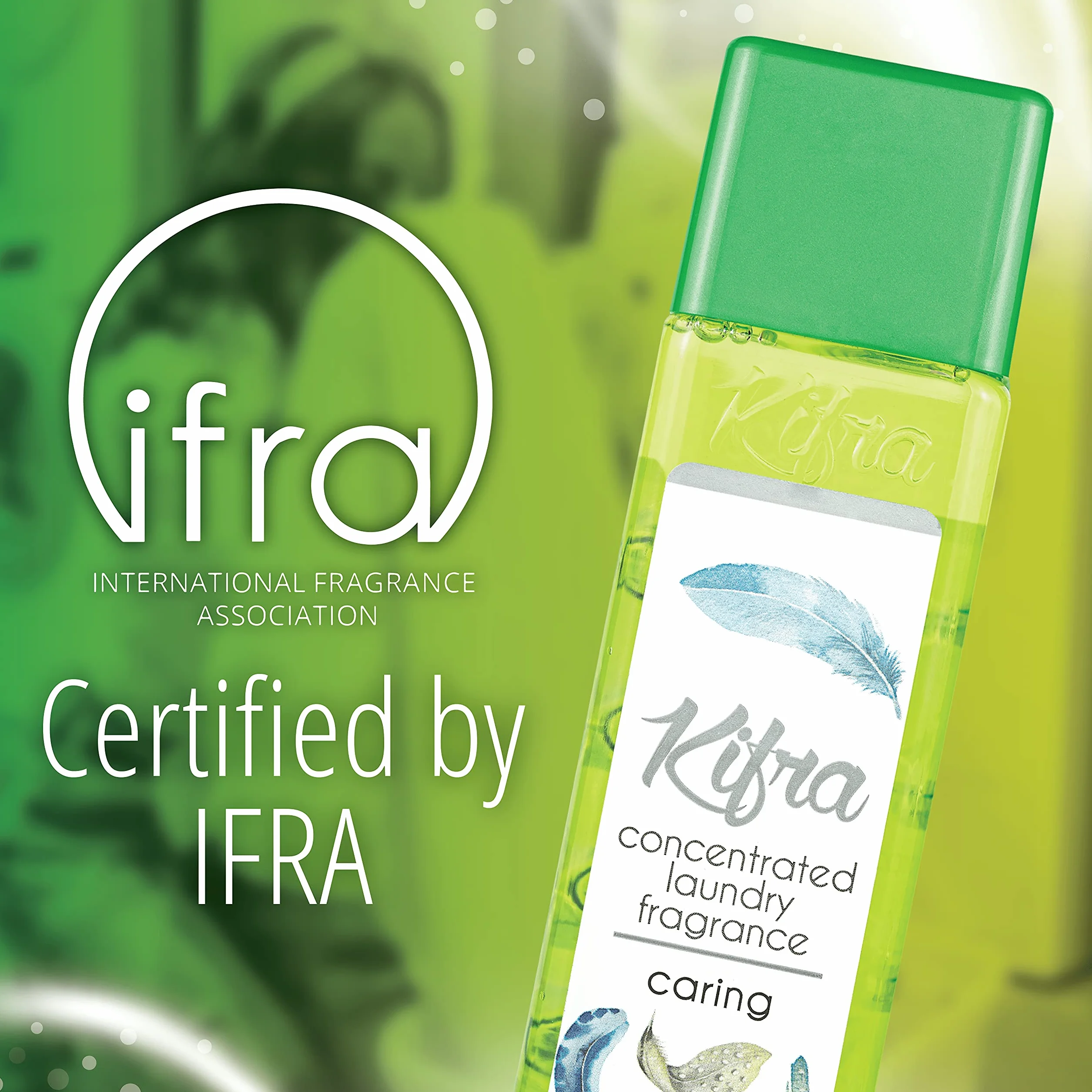 KIFRA Caring skoncentrowane perfumy do prania, 200 ml, 80 cykli prania, długotrwały zapach do prania