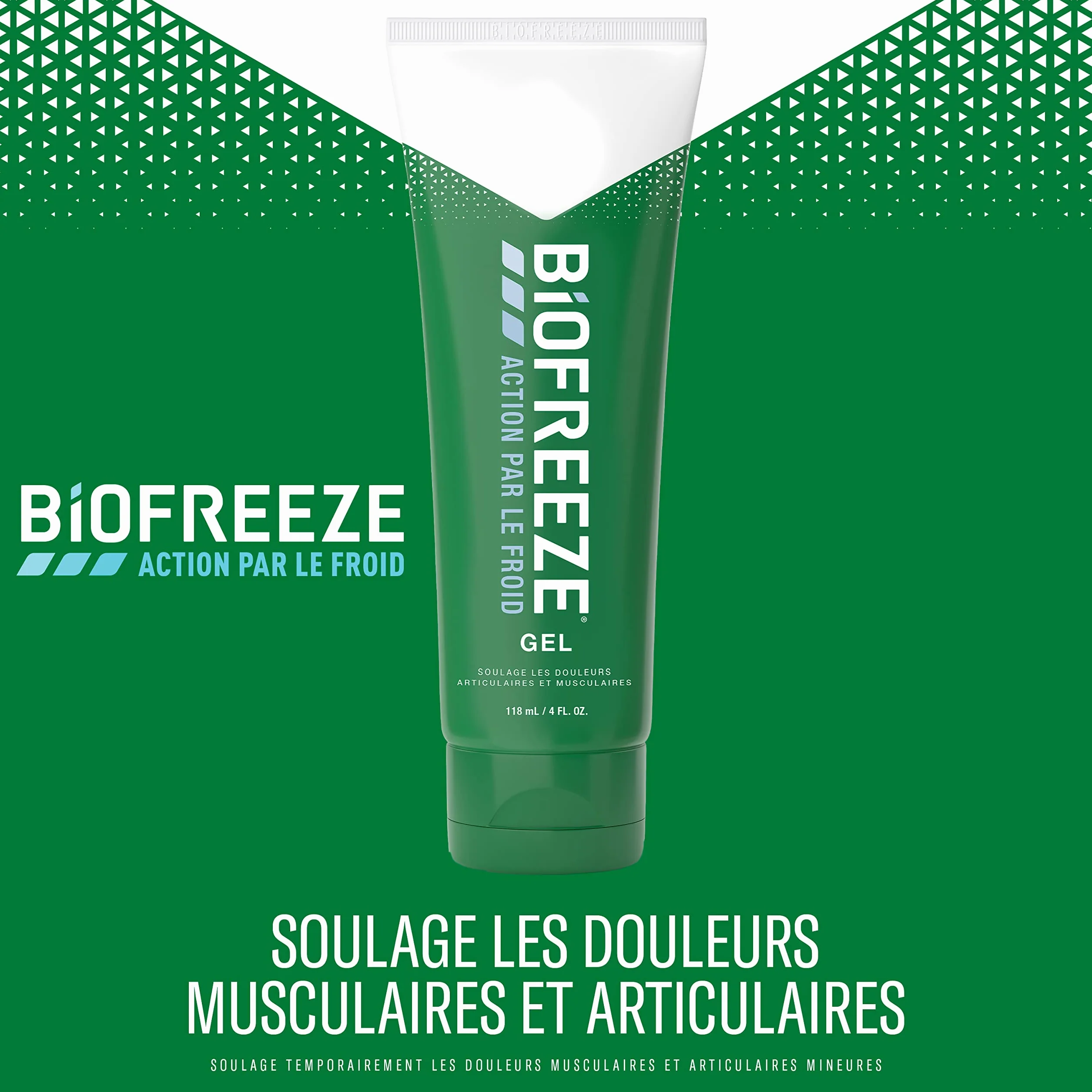 Biofreeze Zestaw 1 rolek 89 ml, 1 spray 118 ml i 1 tubka 118 ml, działanie na zimno, łagodzi bóle mięśni i stawów