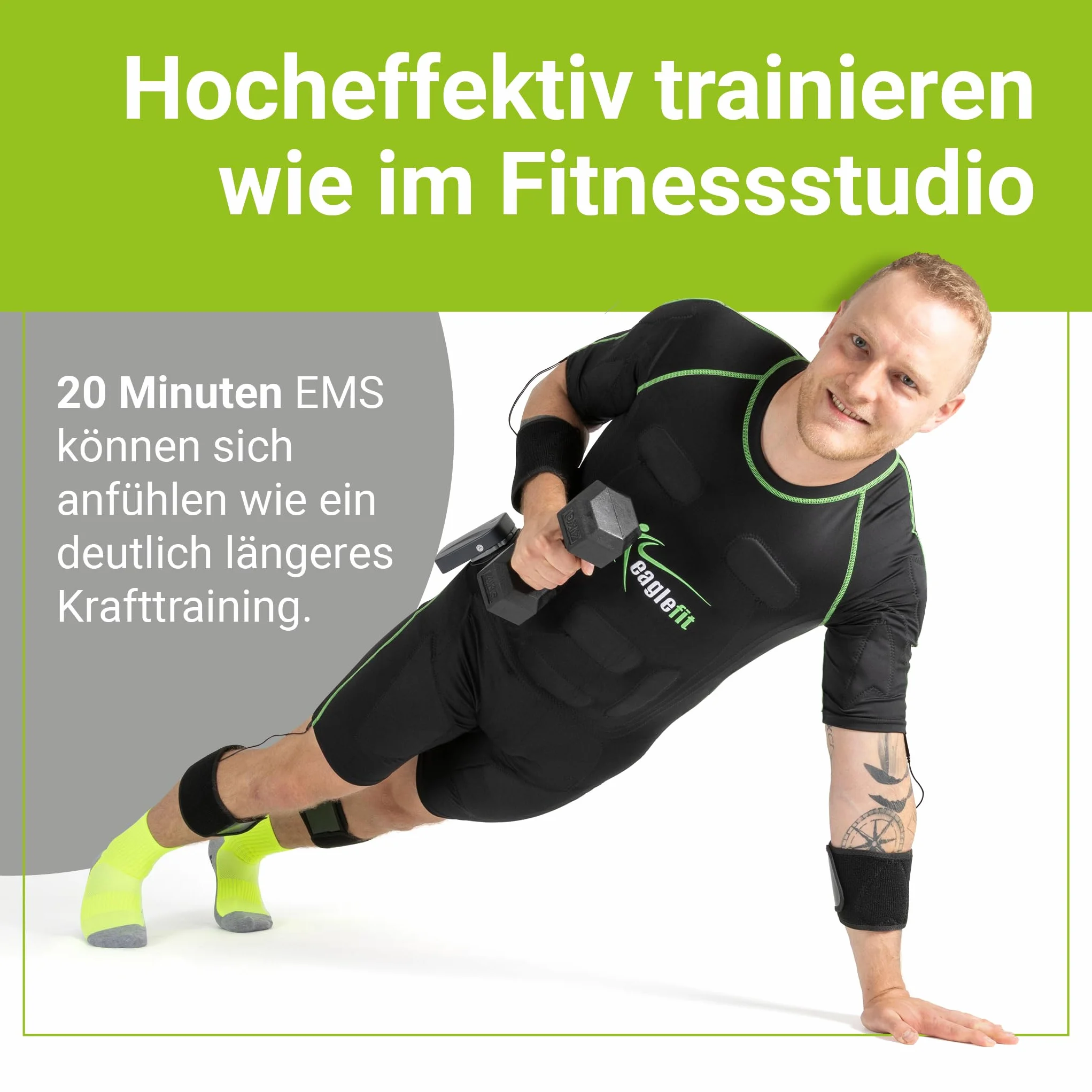 eaglefit kombinezon CONNECT EMS bezprzewodowy 28 elektrod trening full body stymulacja mięśni