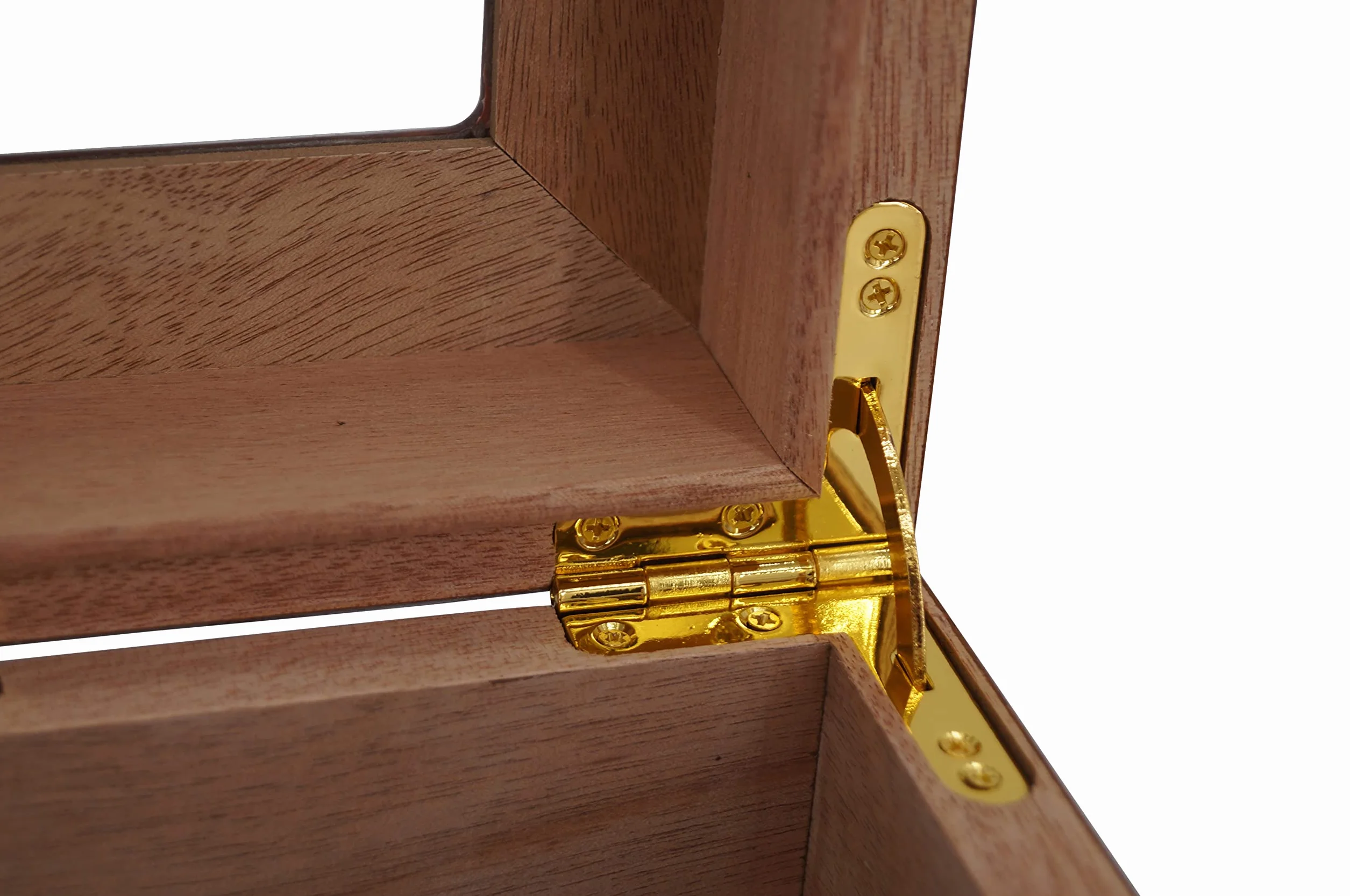 GERMANUS Humidor skrzynia z okienkiem brązowa MVI