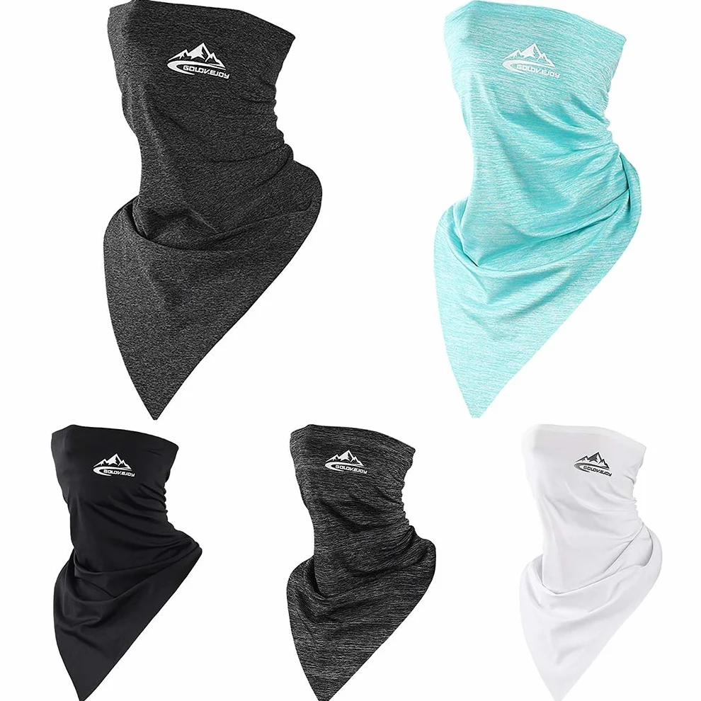 Wielofunkcyjny bezszwowy trójkątny ręcznik opaska na głowę szalik kominiarka maska magiczne nakrycie głowy bandana ocieplacz na szyję mężczyźni i kobiety