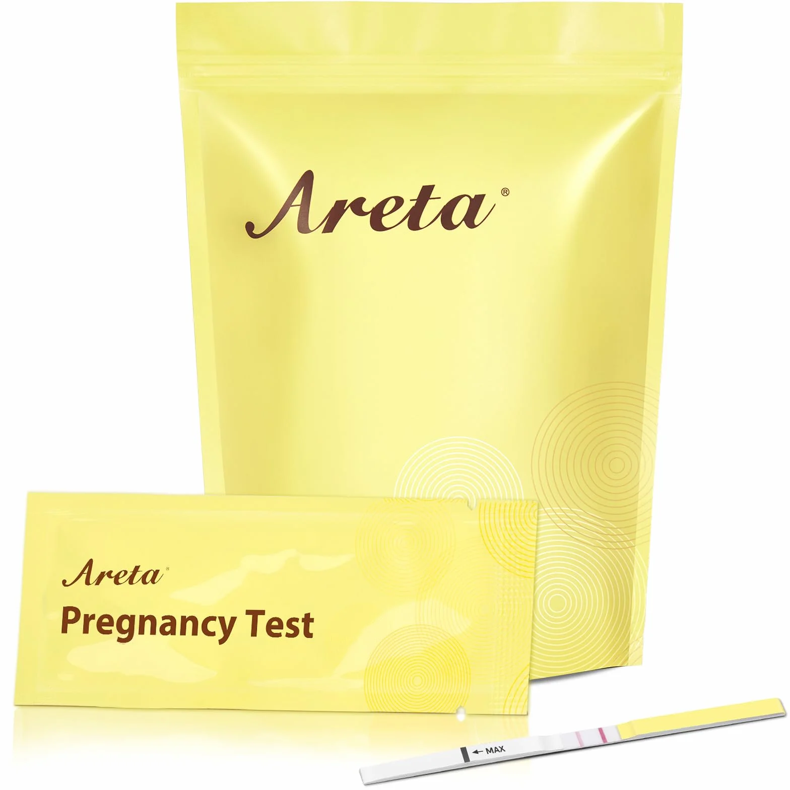 Areta test ciążowy 50 sztuk 10 mIU/ml bardzo czuły wczesna ciąża