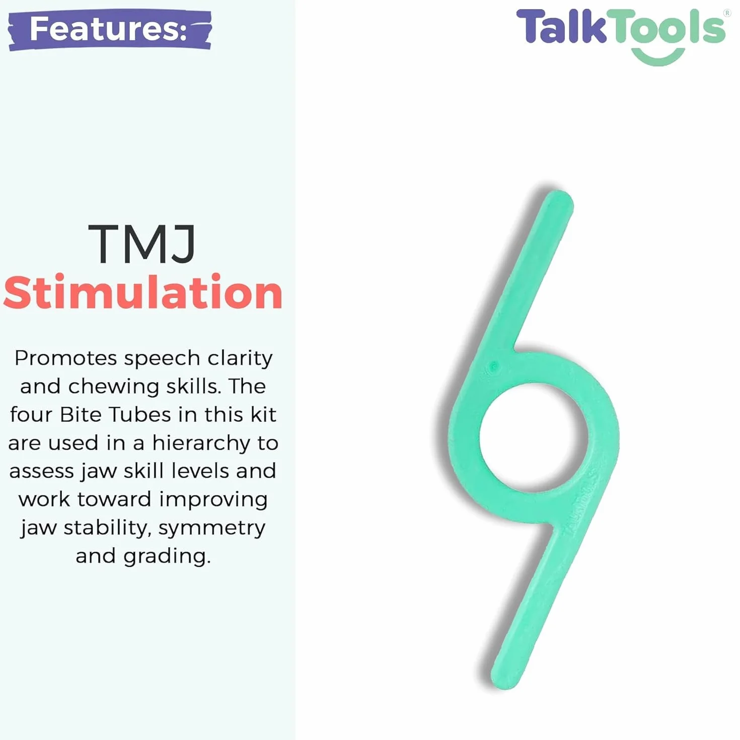 TalkTools® Green Chewy Oral Motor Narzędzie sensoryczne do żucia