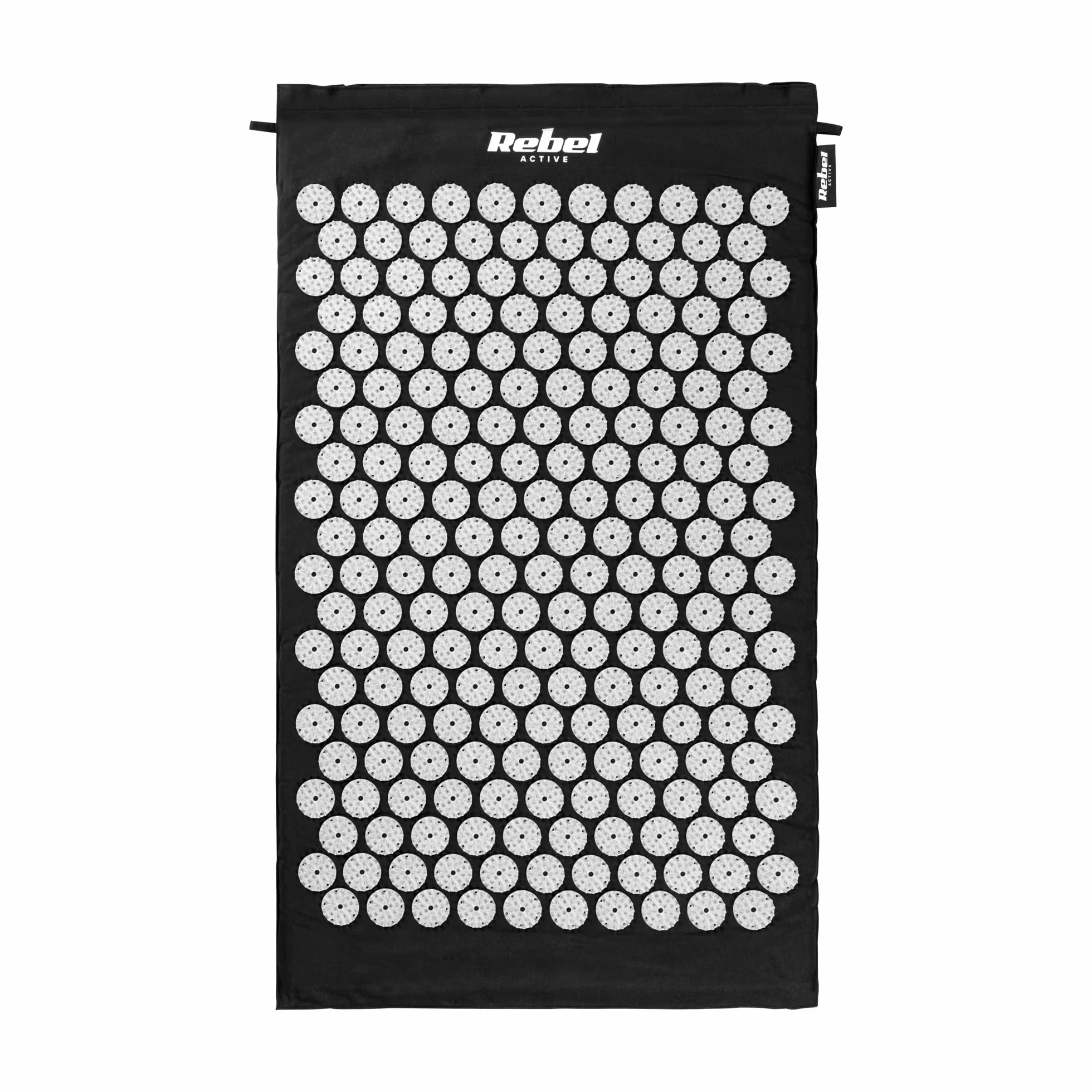 Rebel Electro Mata Zdrowotna z Kolcami Do Akupresury z Poduszką 72x42cm RBA-6002-BK