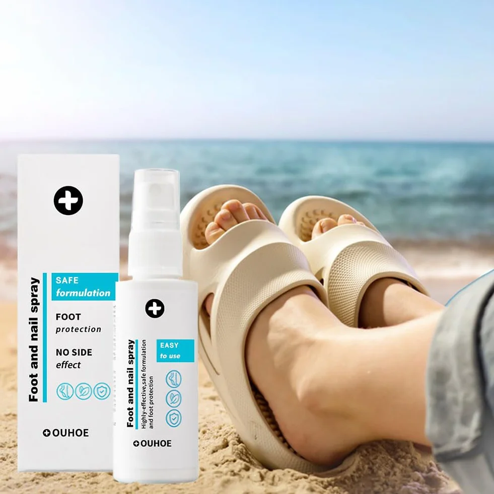 Spray do stóp i paznokci, 2 sztuki, do pielęgnacji stóp, usuwanie nieprzyjemnych zapachów, dla mężczyzn i kobiet, 30 ml