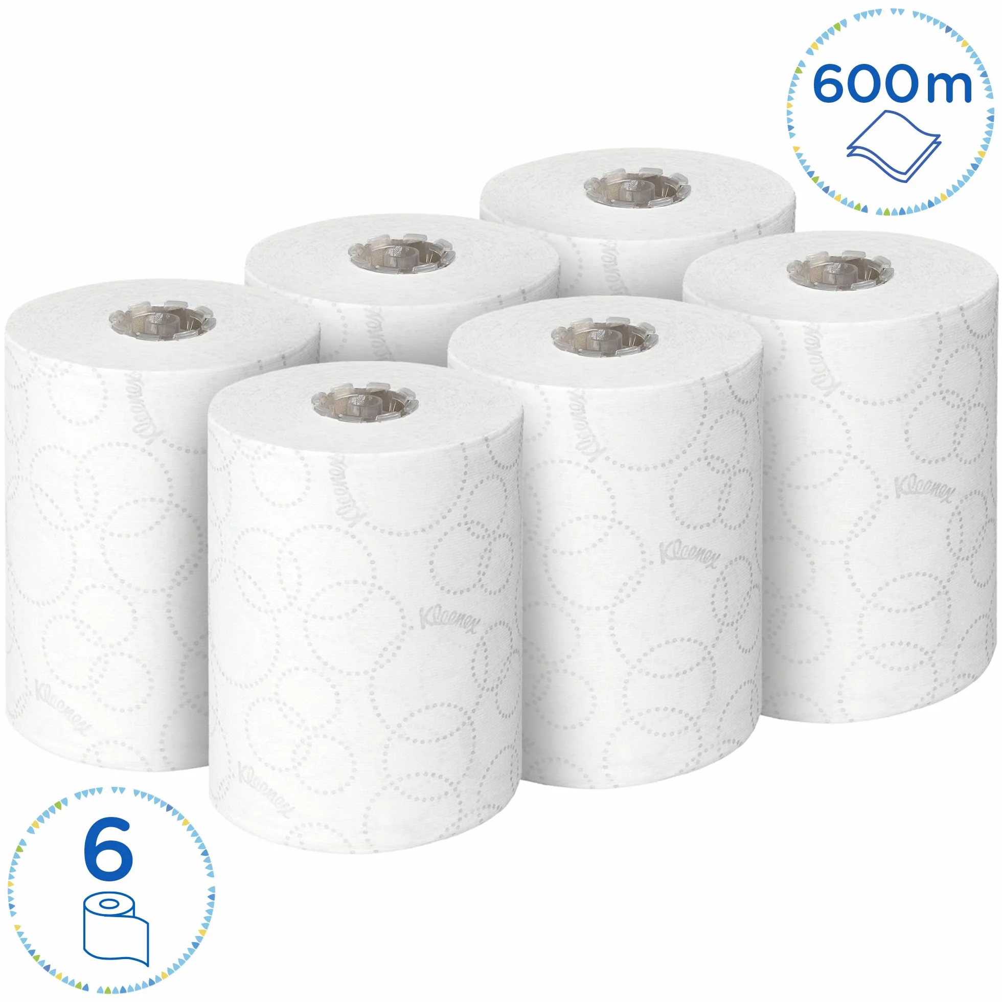 Kleenex Ultra Slimroll 6781 Ręczniki Papierowe 6 x 100 m Dwuwarstwowe