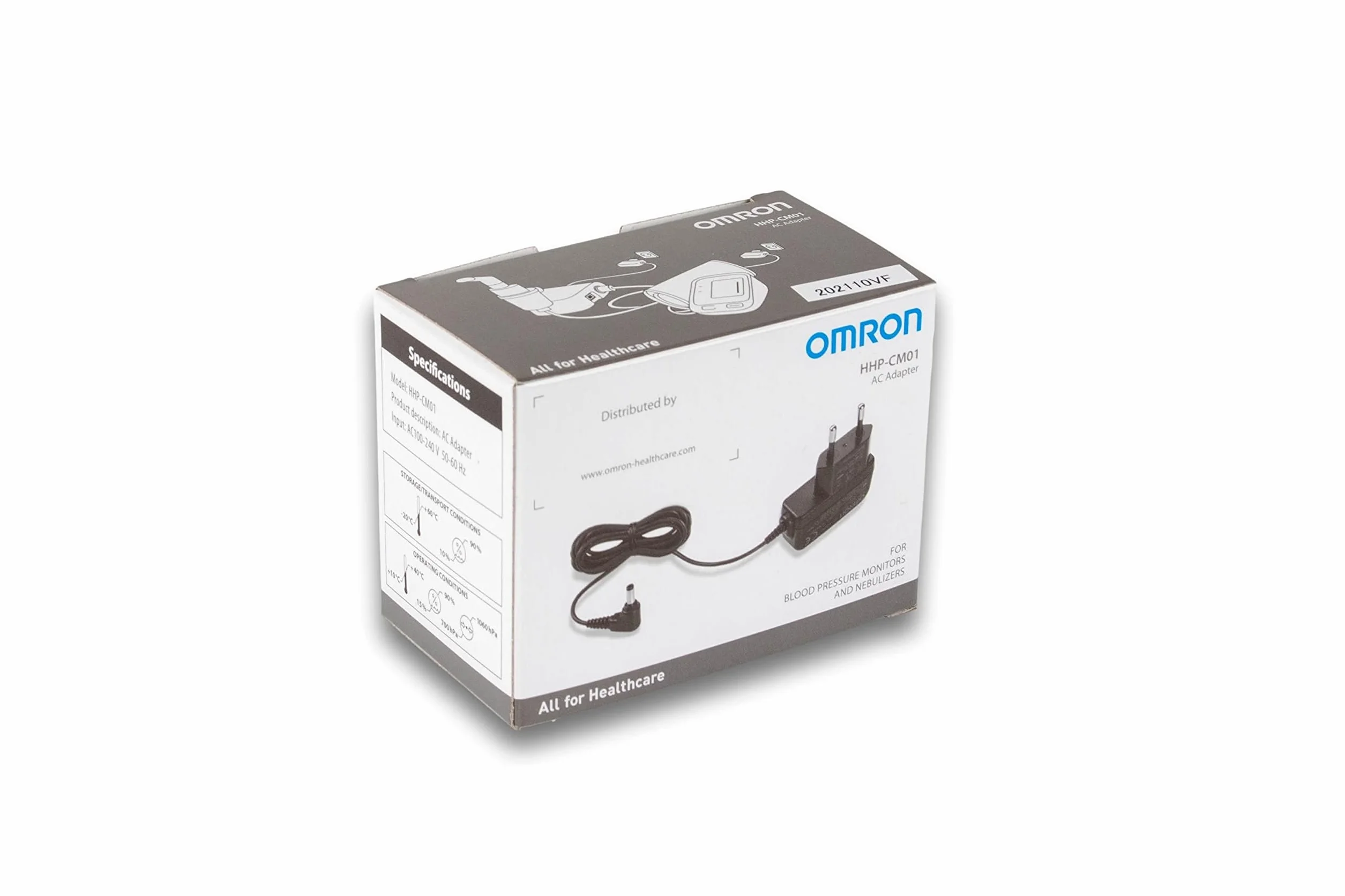 Omron Hhp-Cm01 9546045-8 Zasilacz do Ciśnieniomierza, Czarny