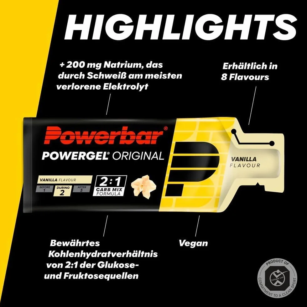 PowerBar PowerGel Original Mixbox Energy Gel 5 x 41g pakiet zapoznawczy